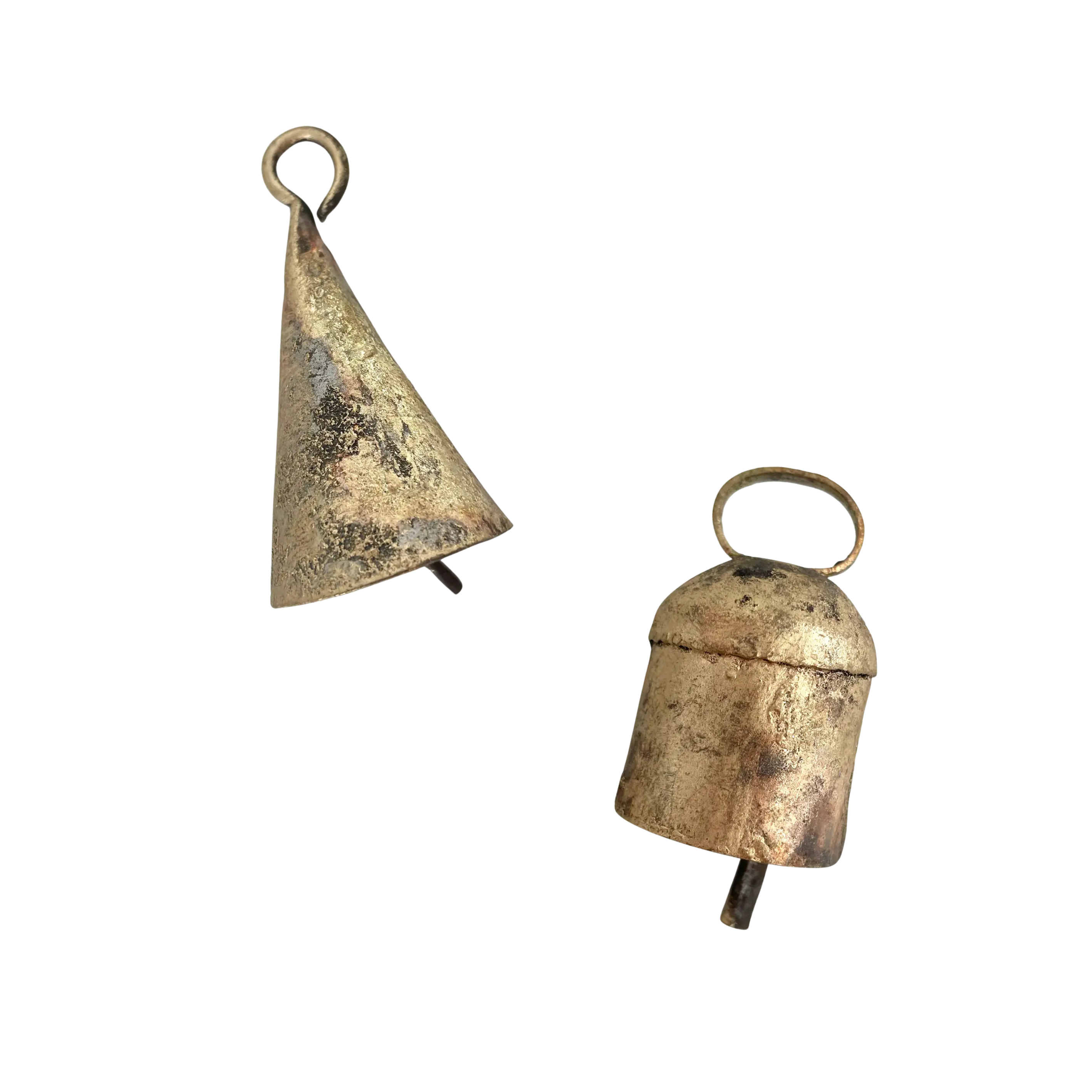 Rustic Tin Bells - 2 inch