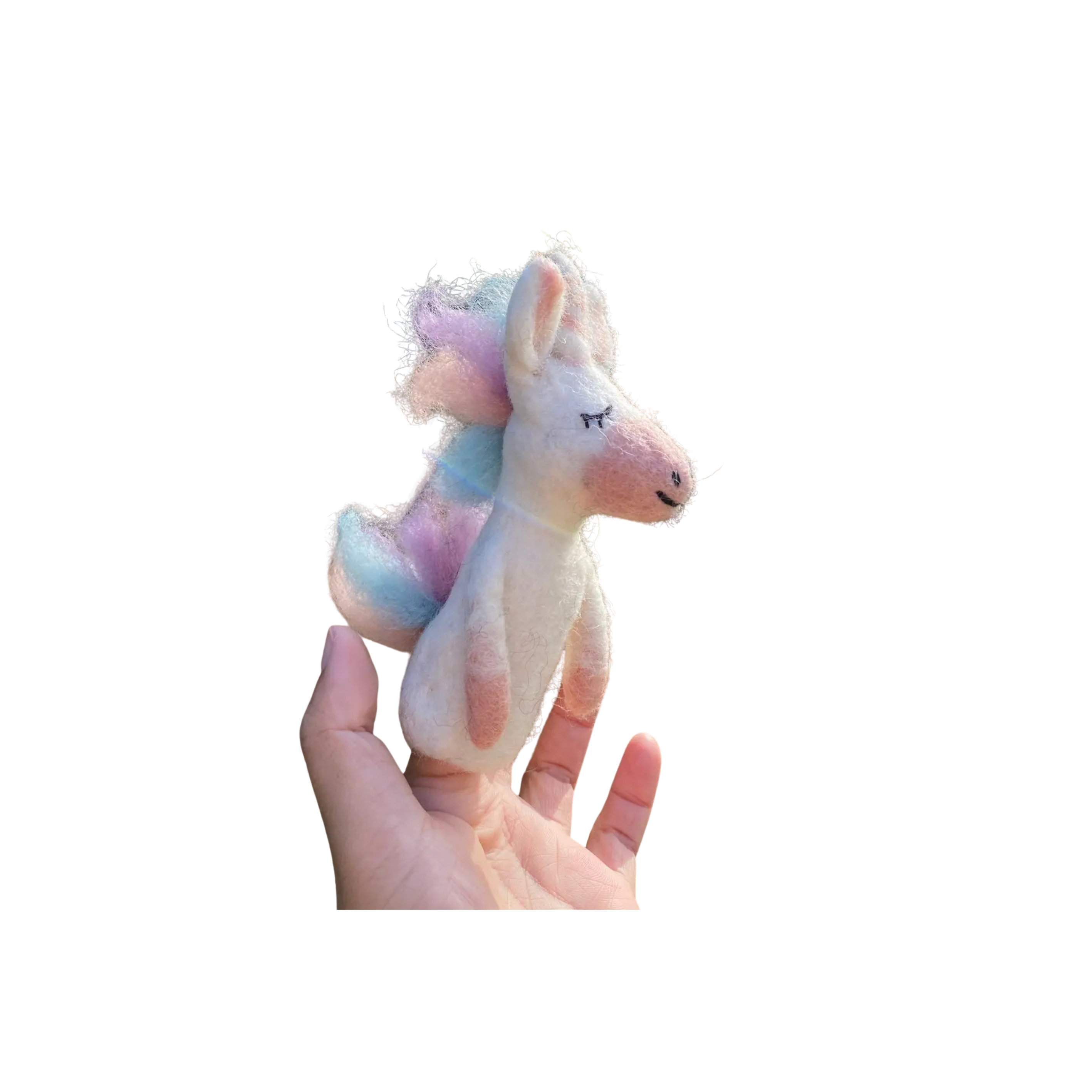 Felt Finger Puppet - Unicorn