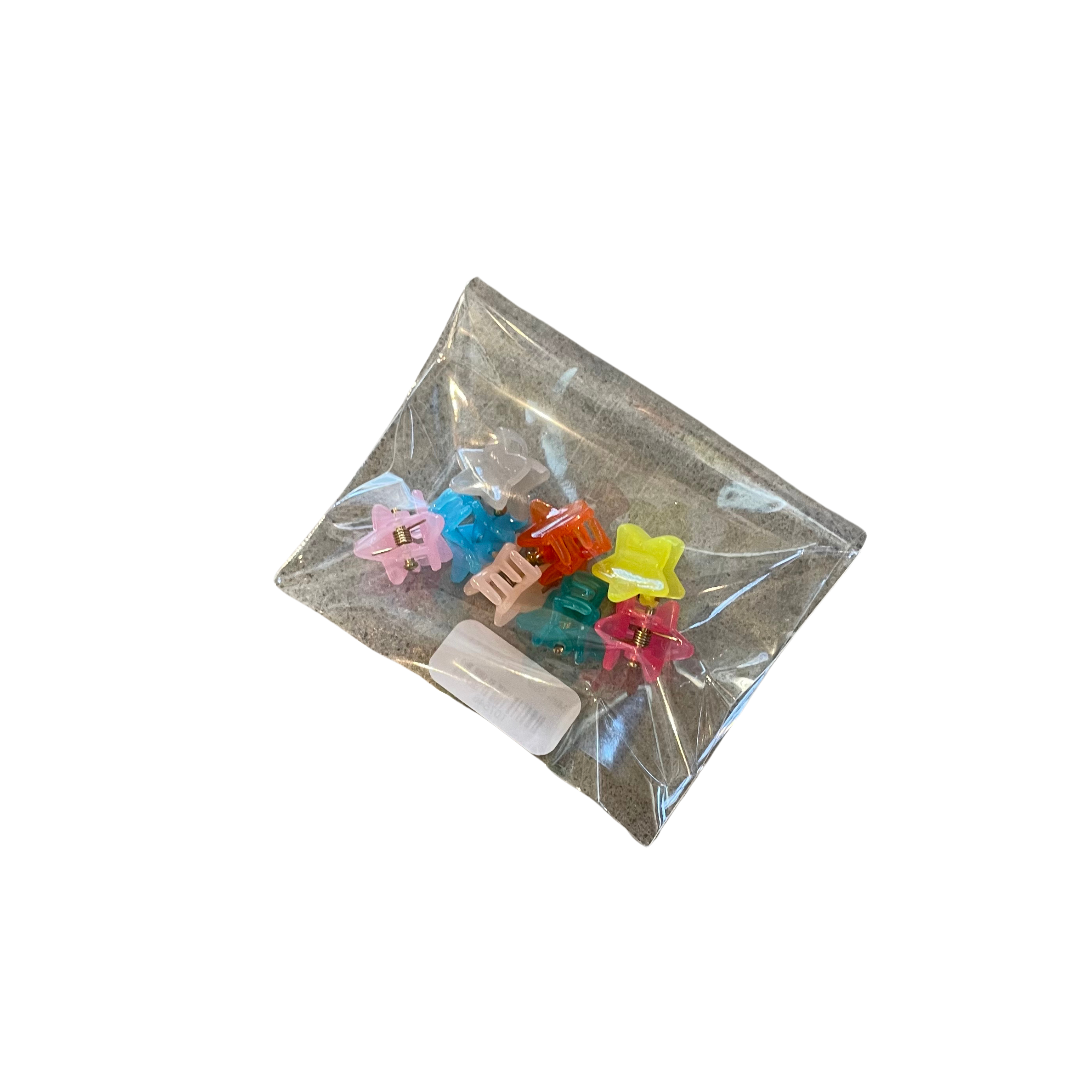 Mini Star Hair Clip - 8 pack