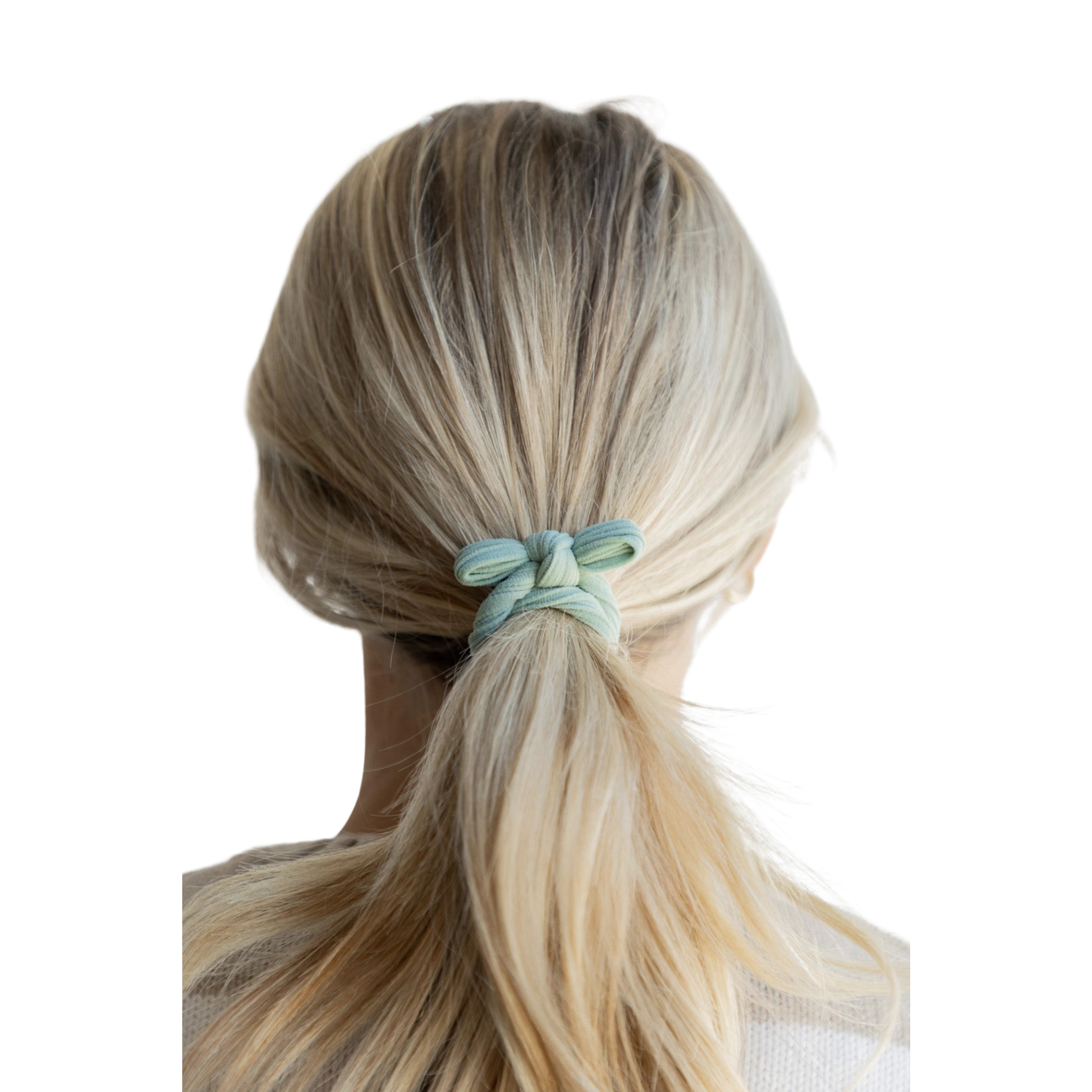 Bow Slick Back Ponytails