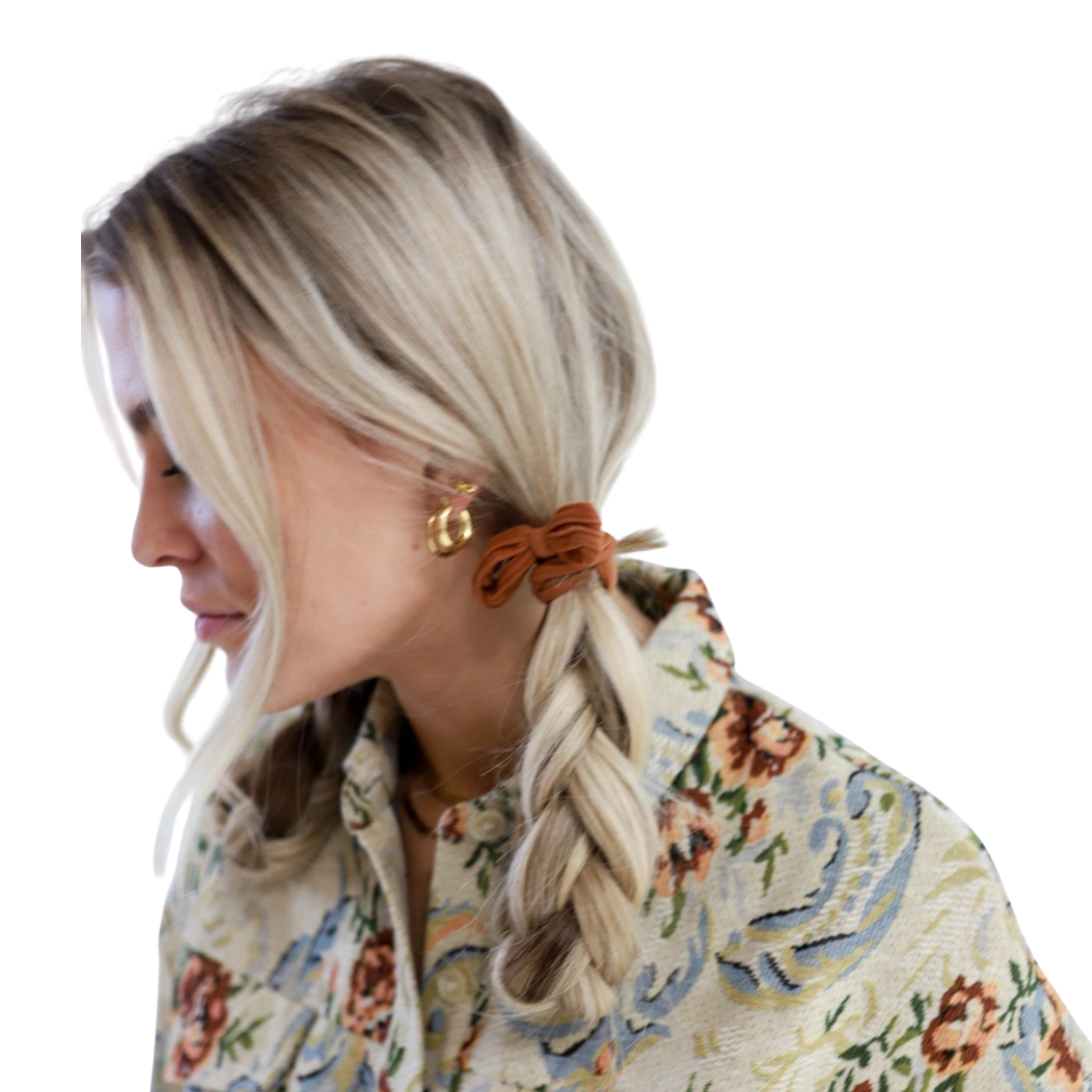 Bow Slick Back Ponytails