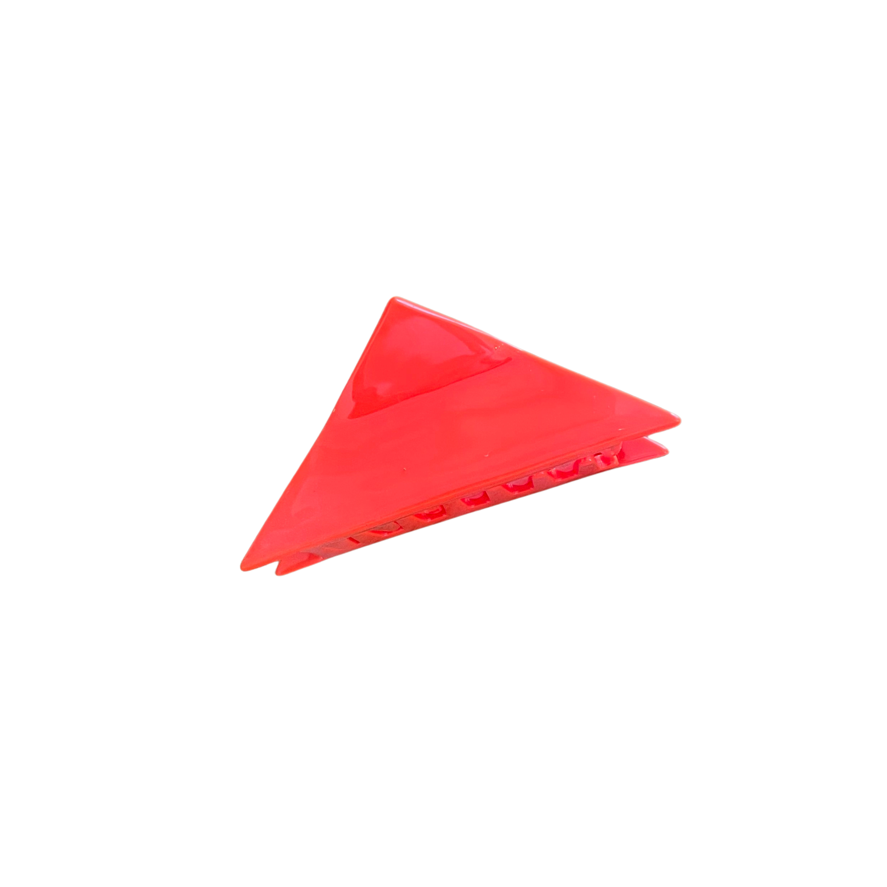 Orange Triangle Hair Clip
