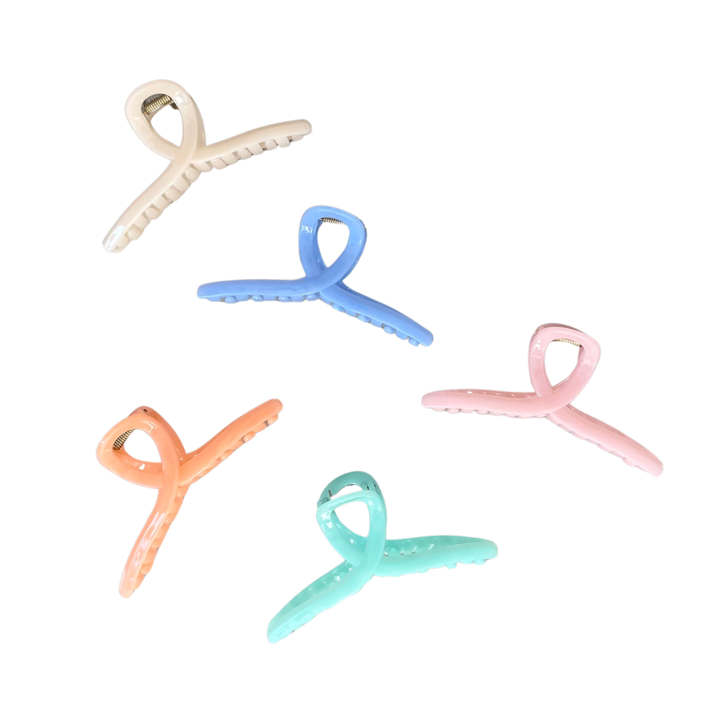 Jelly Ribbon Hair Clips