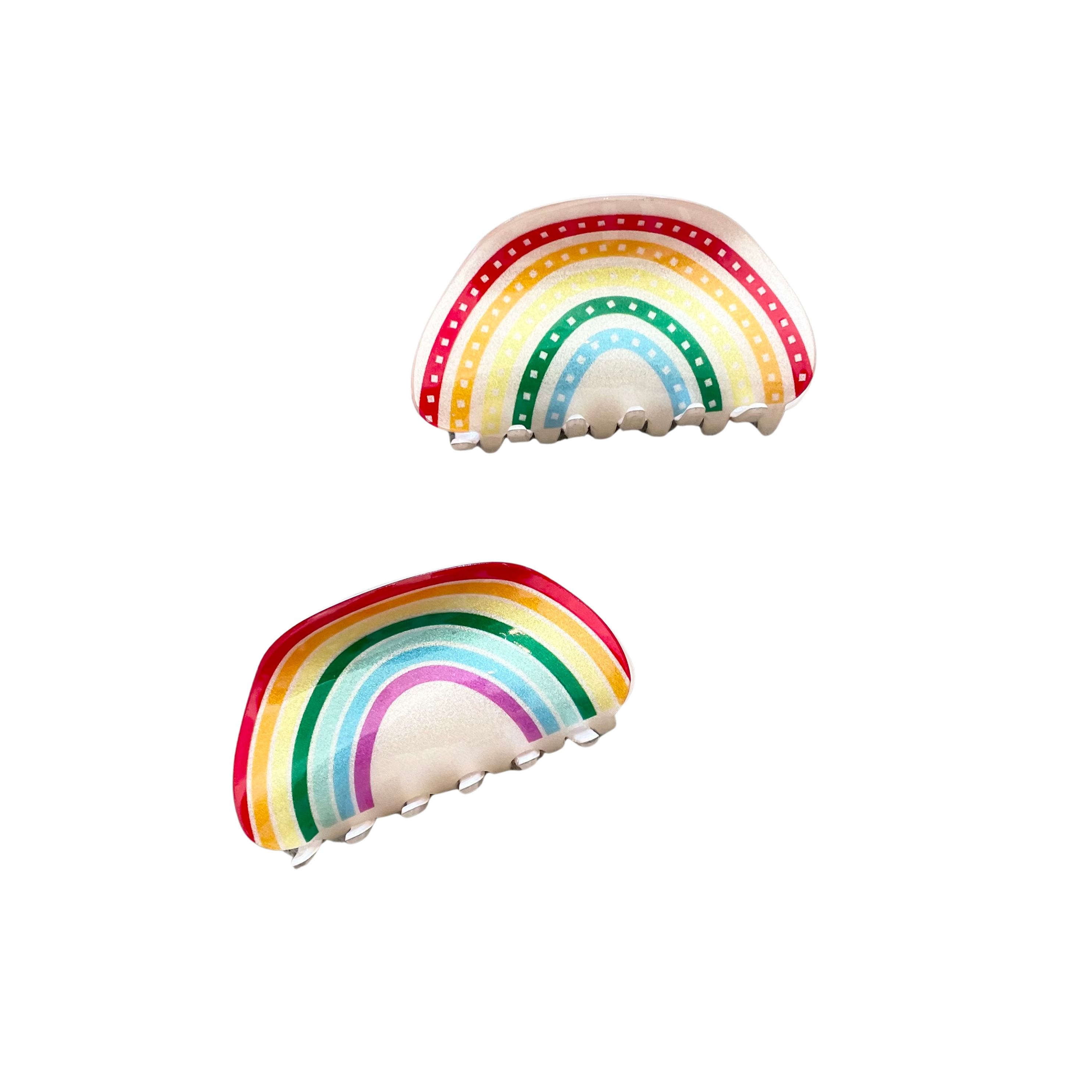 Solid Rainbow Hair Clips