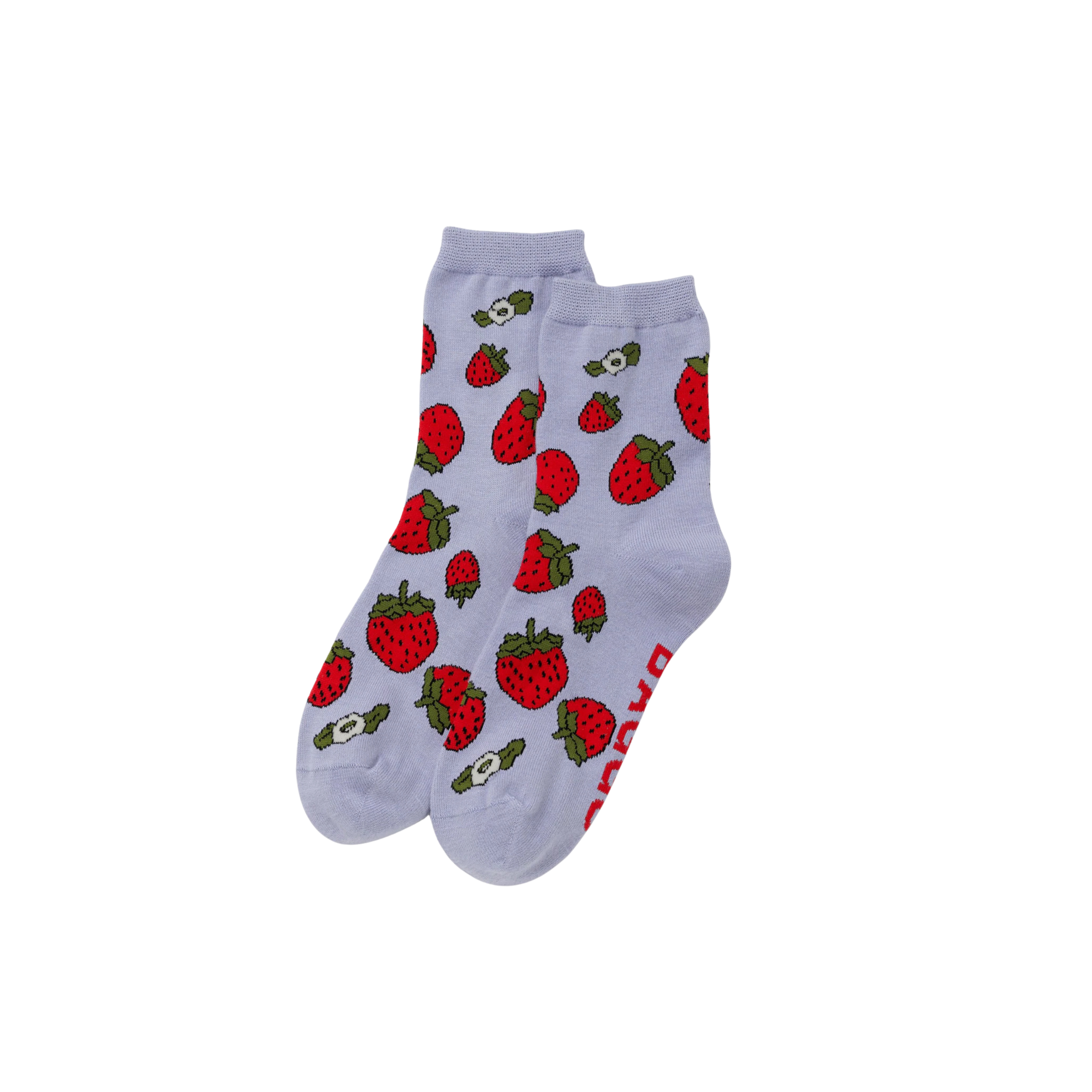 Strawberry Blossom Crew Sock