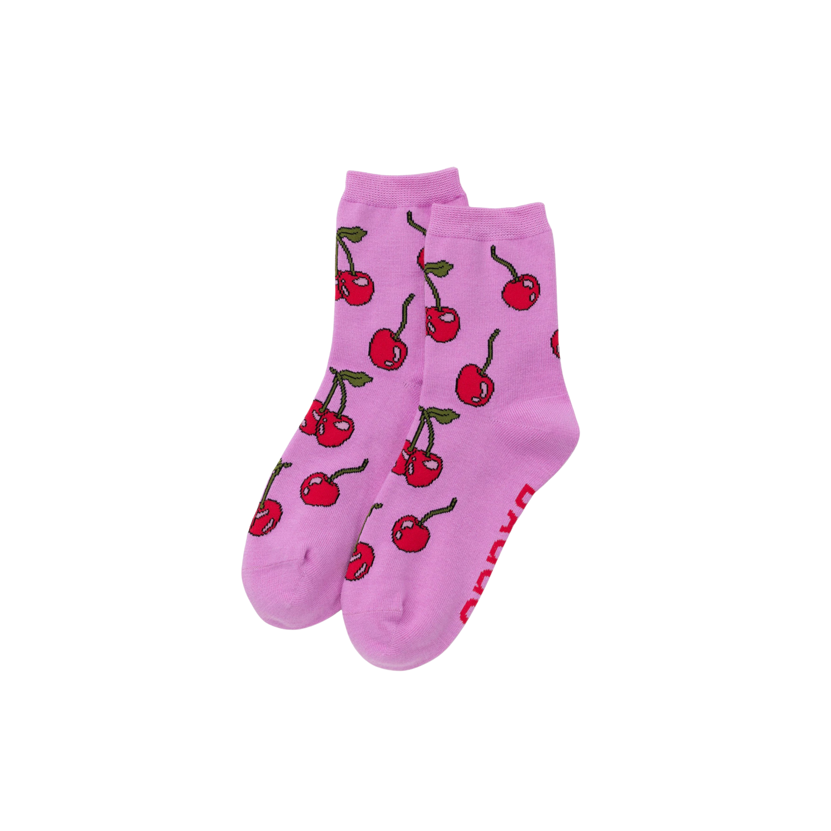 Cherries Crew Sock