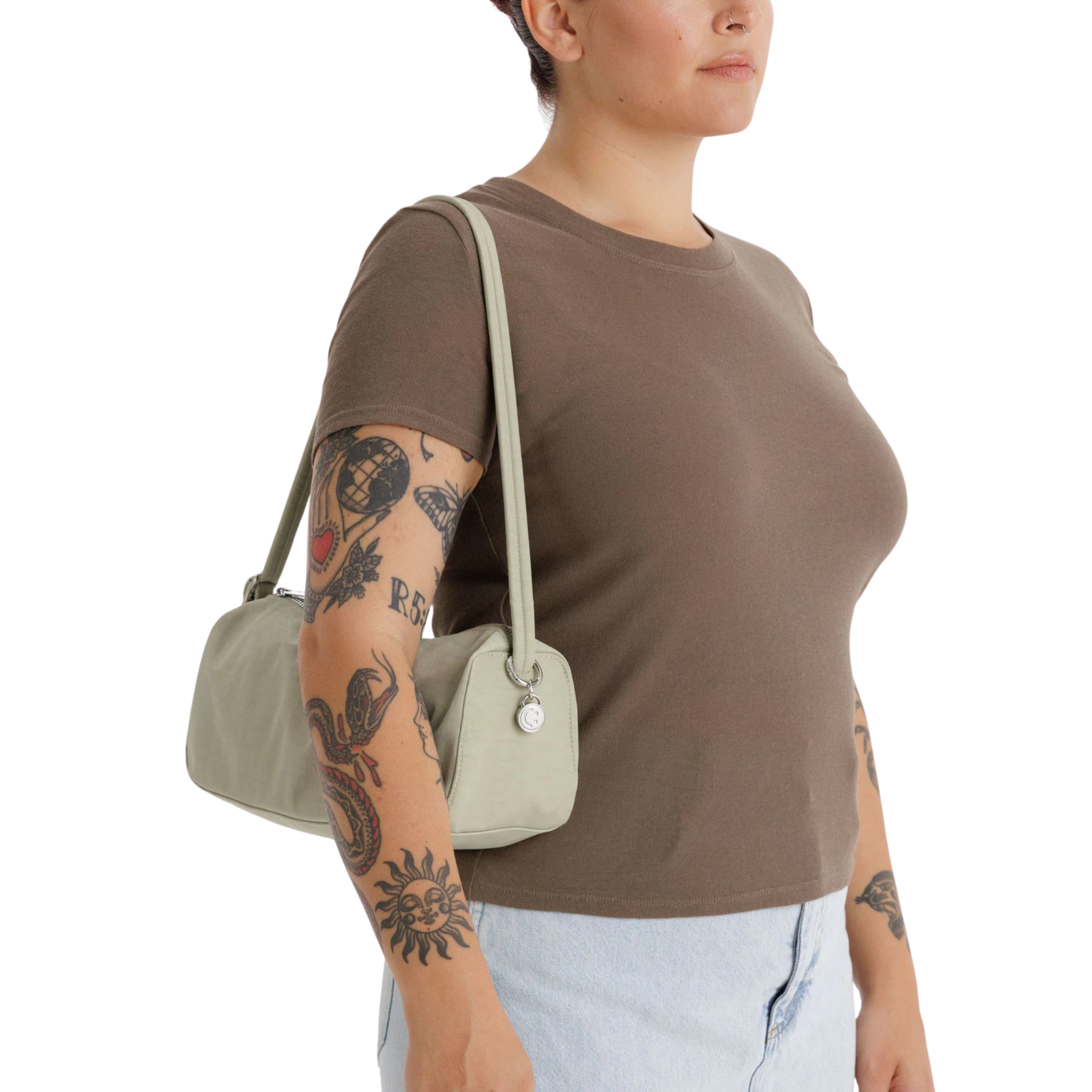 Nylon Loaf Bag - Celedon