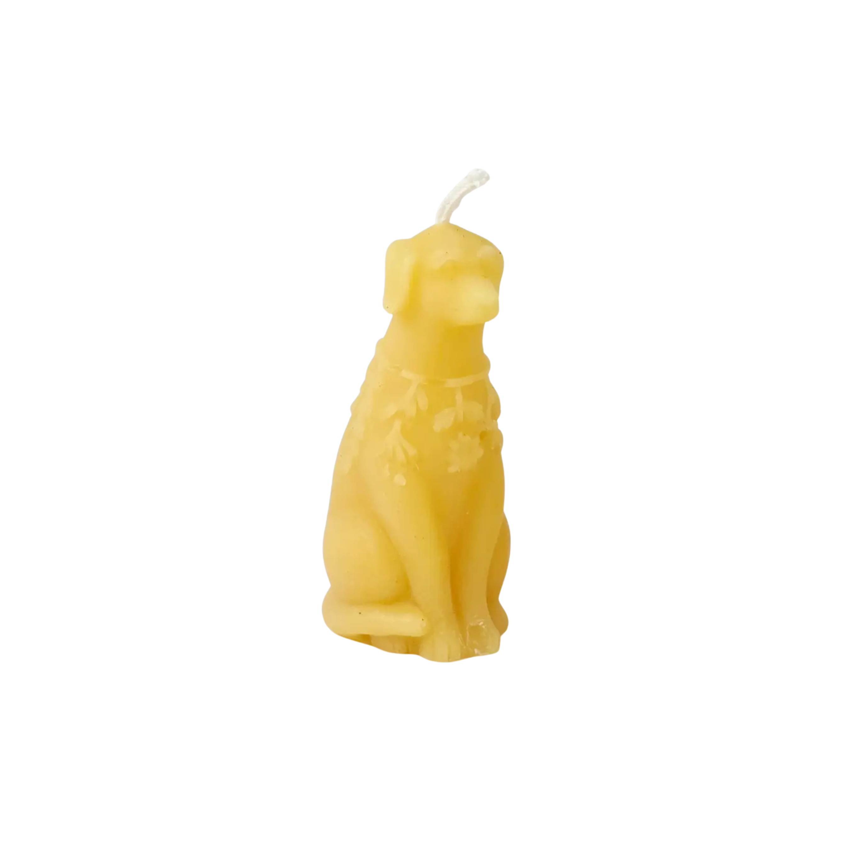Dog Beeswax Candle