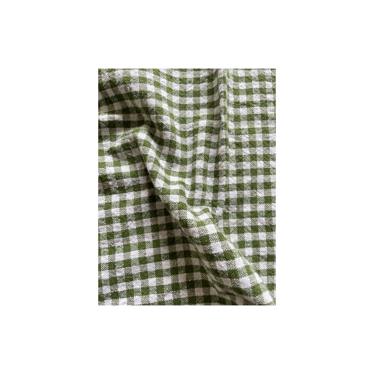 Organic Cotton Gingham Kitchen Towel