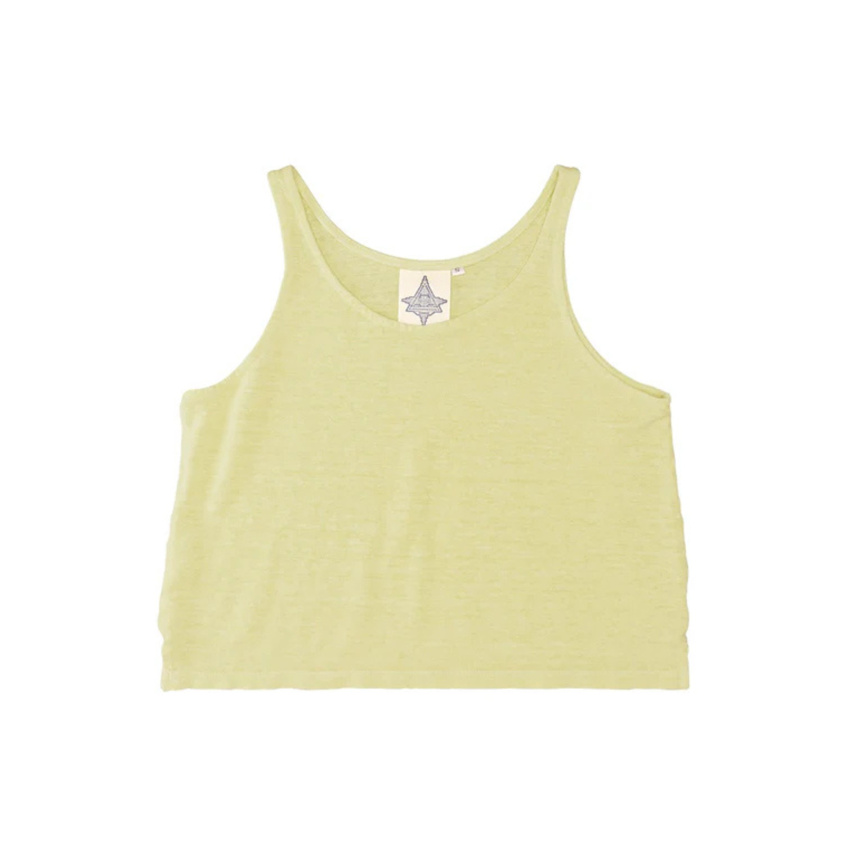 Cropped Tank - Sunbleached Yellow