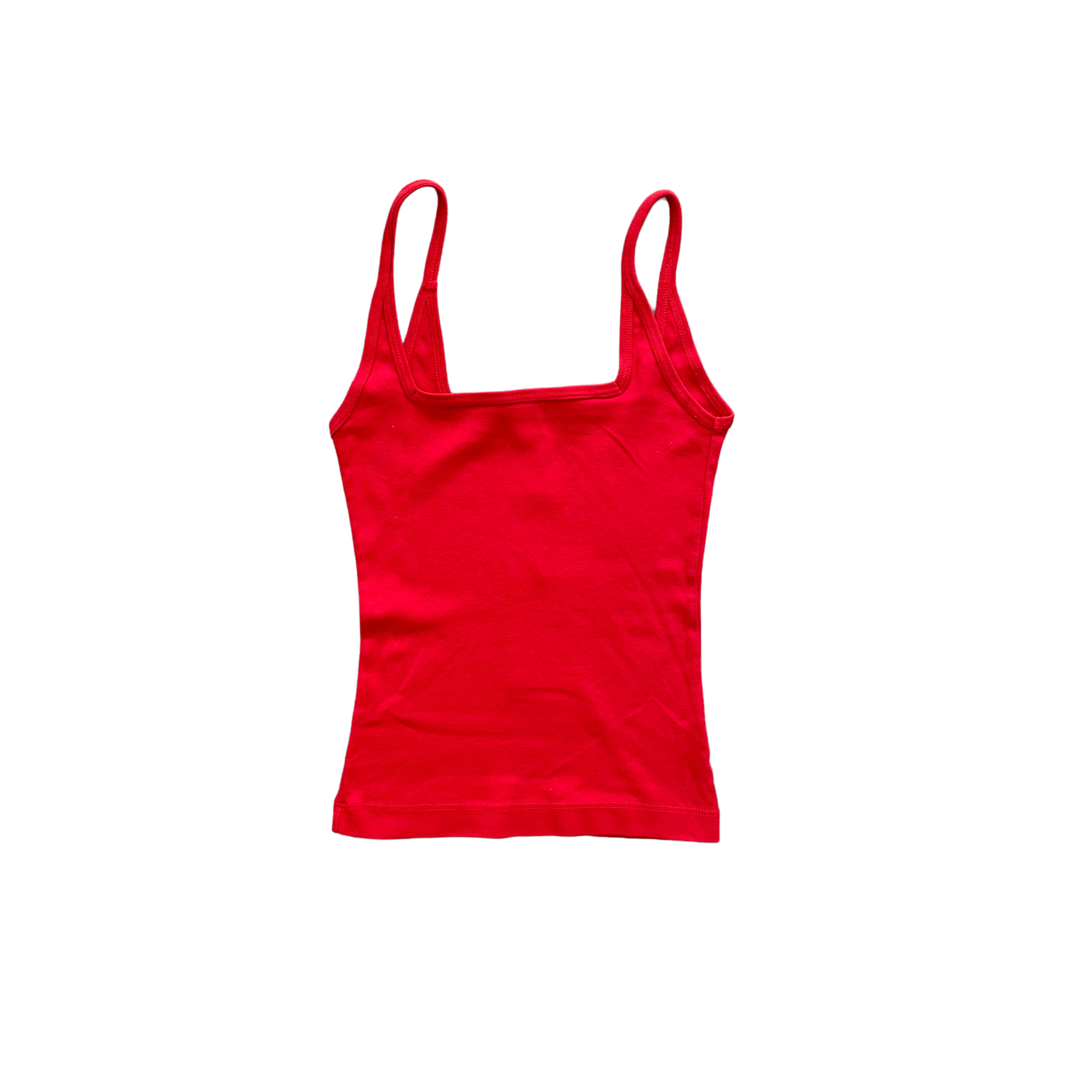 Organic Square Cami - Cherry