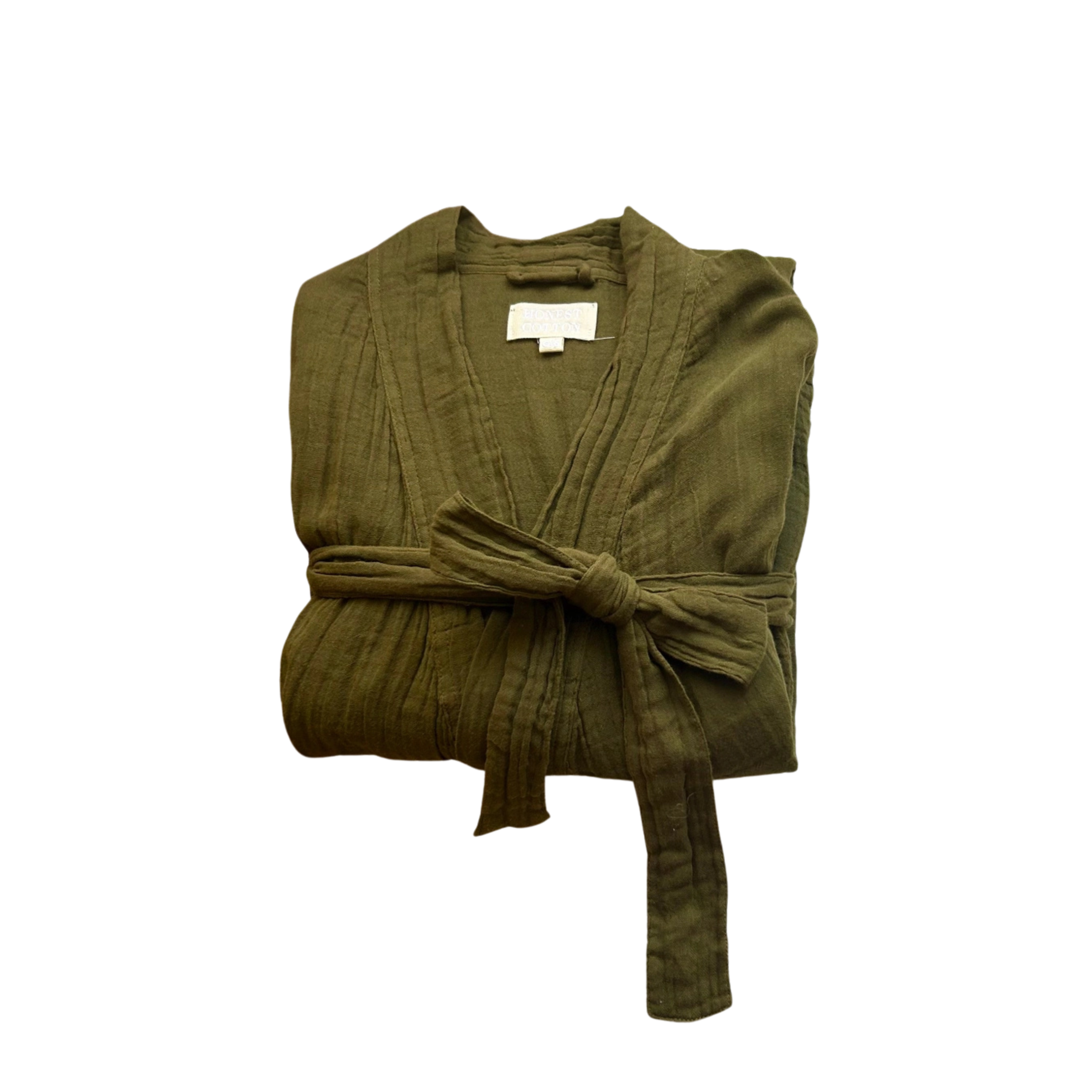 Cotton Robe - Olive