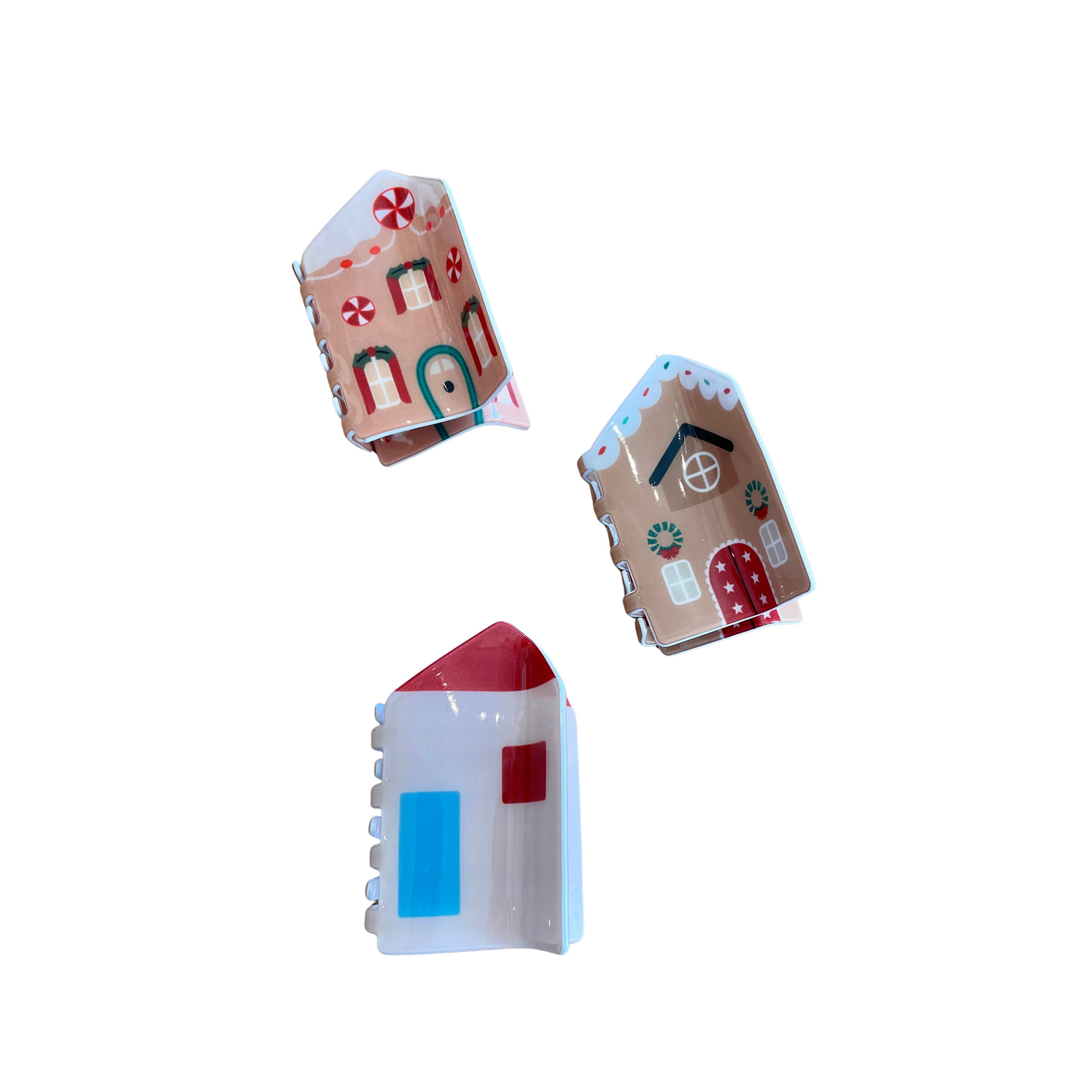 Festive House Hair Clips