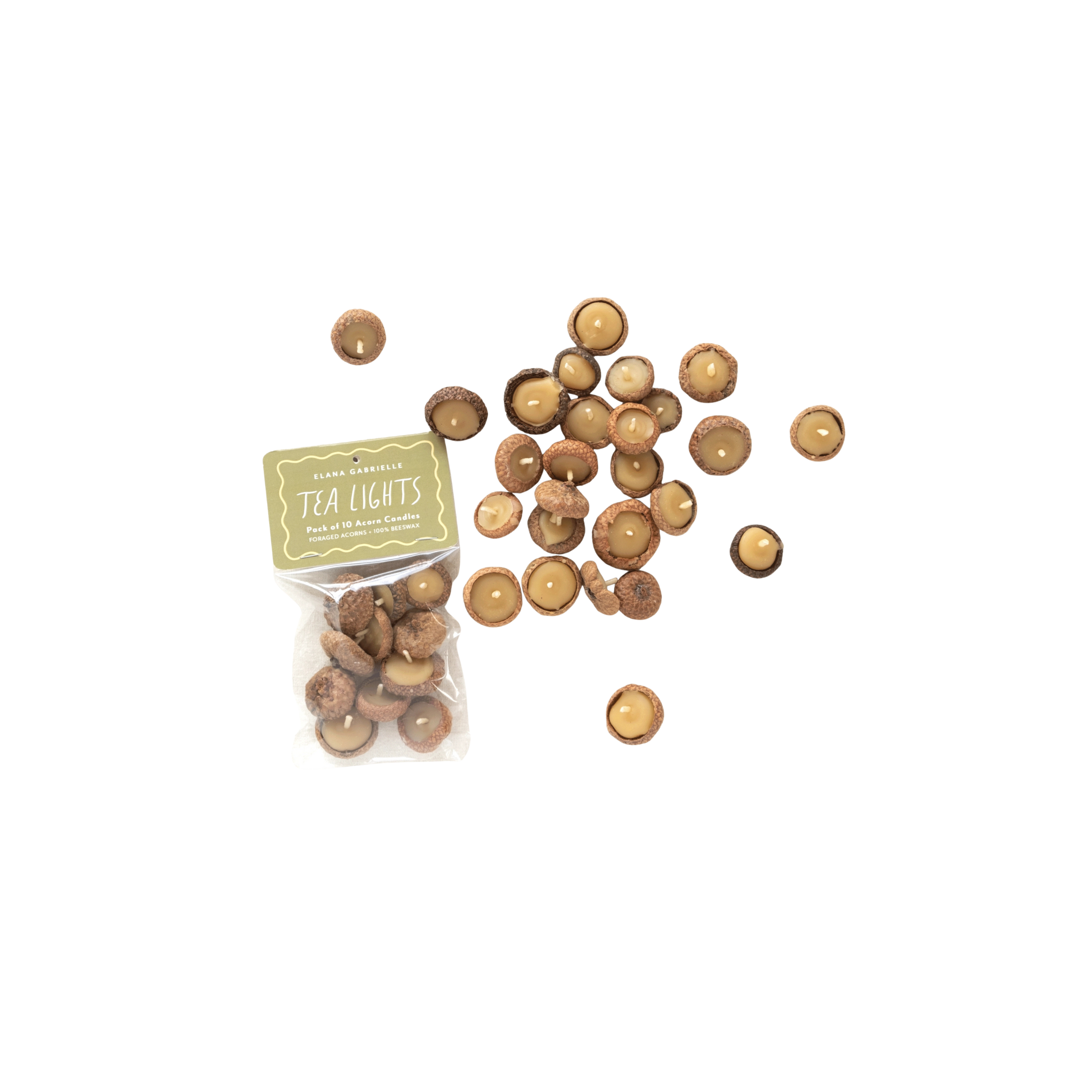Floating Acorn Candles