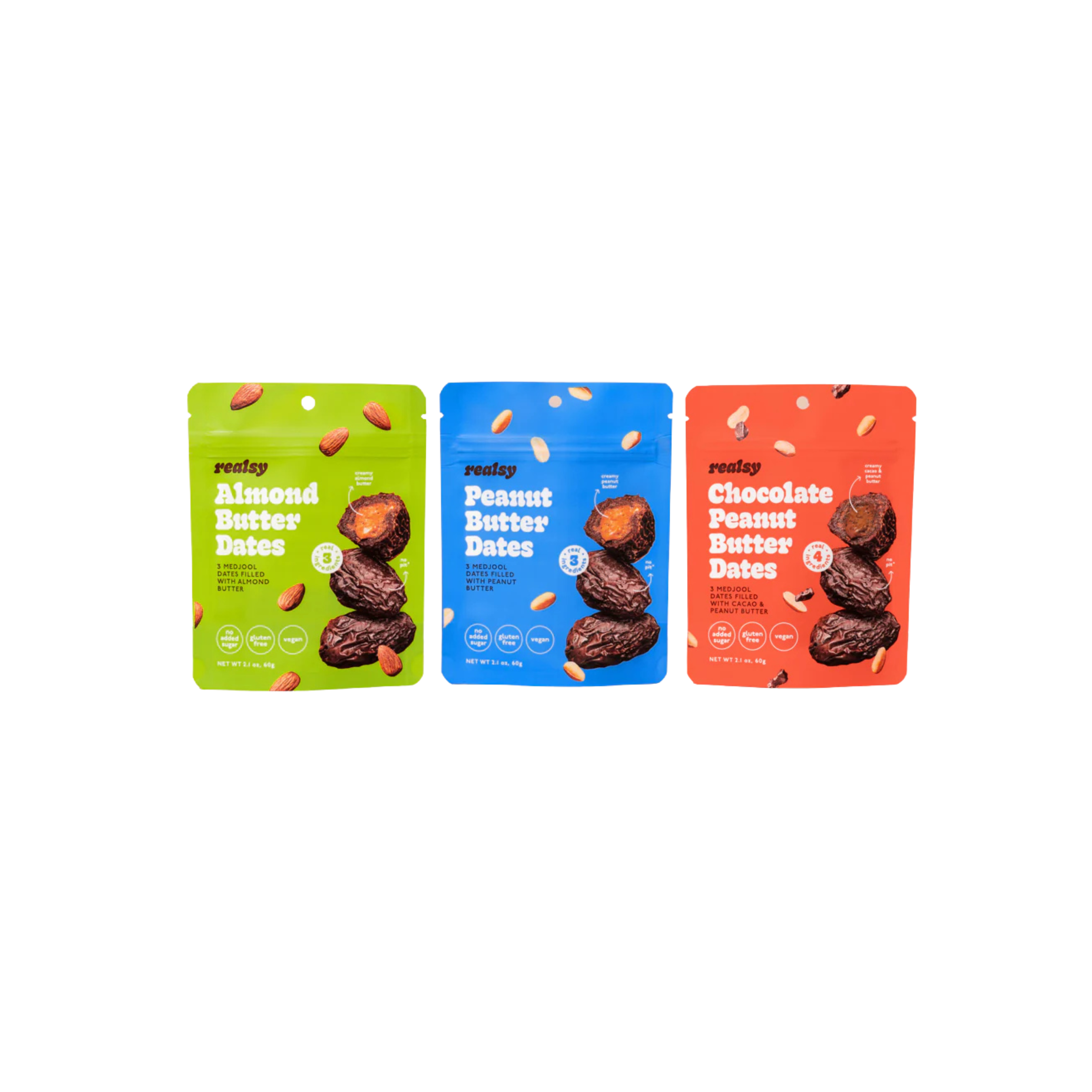 Filled Dates - 3 pack