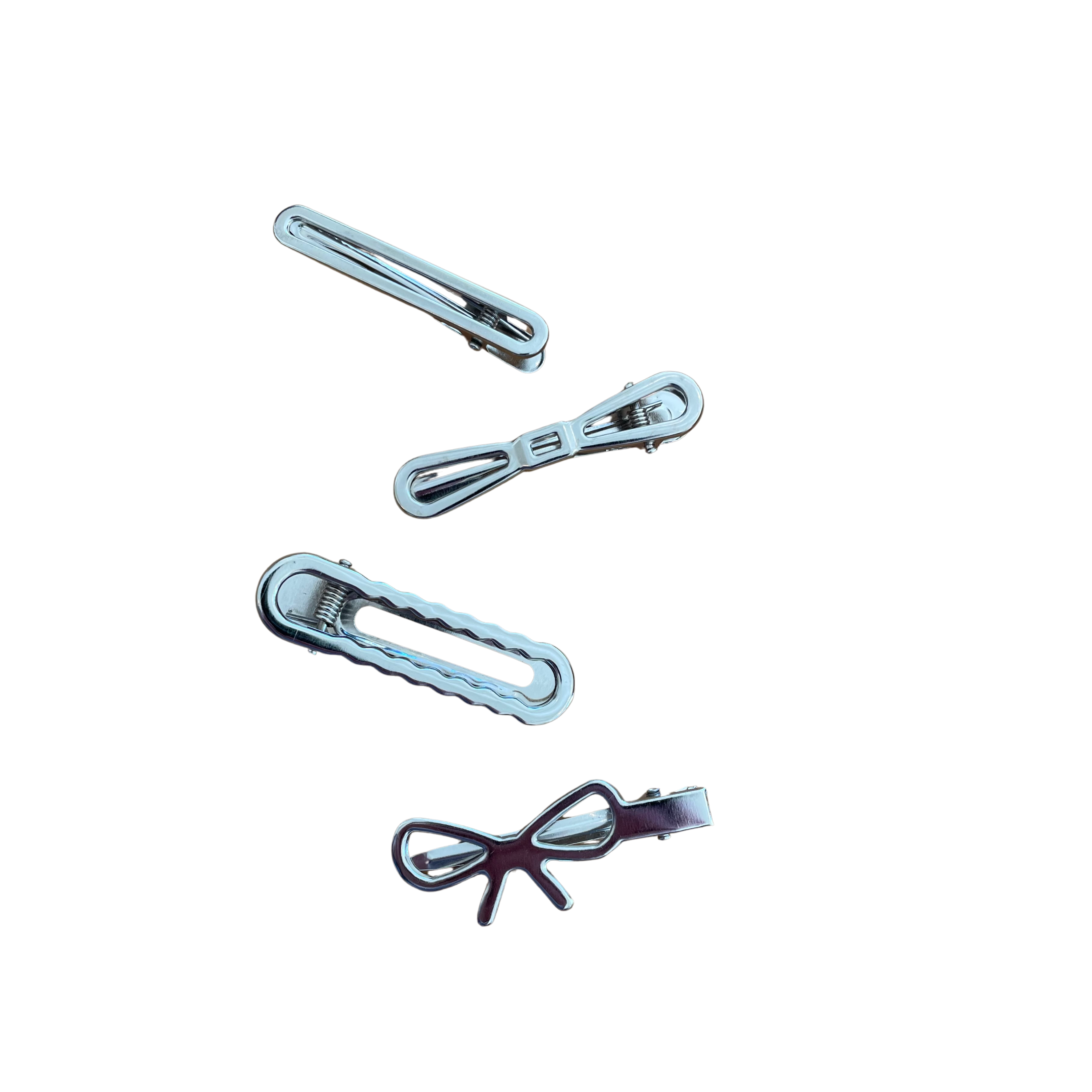 Silver Metal Alligator Clips