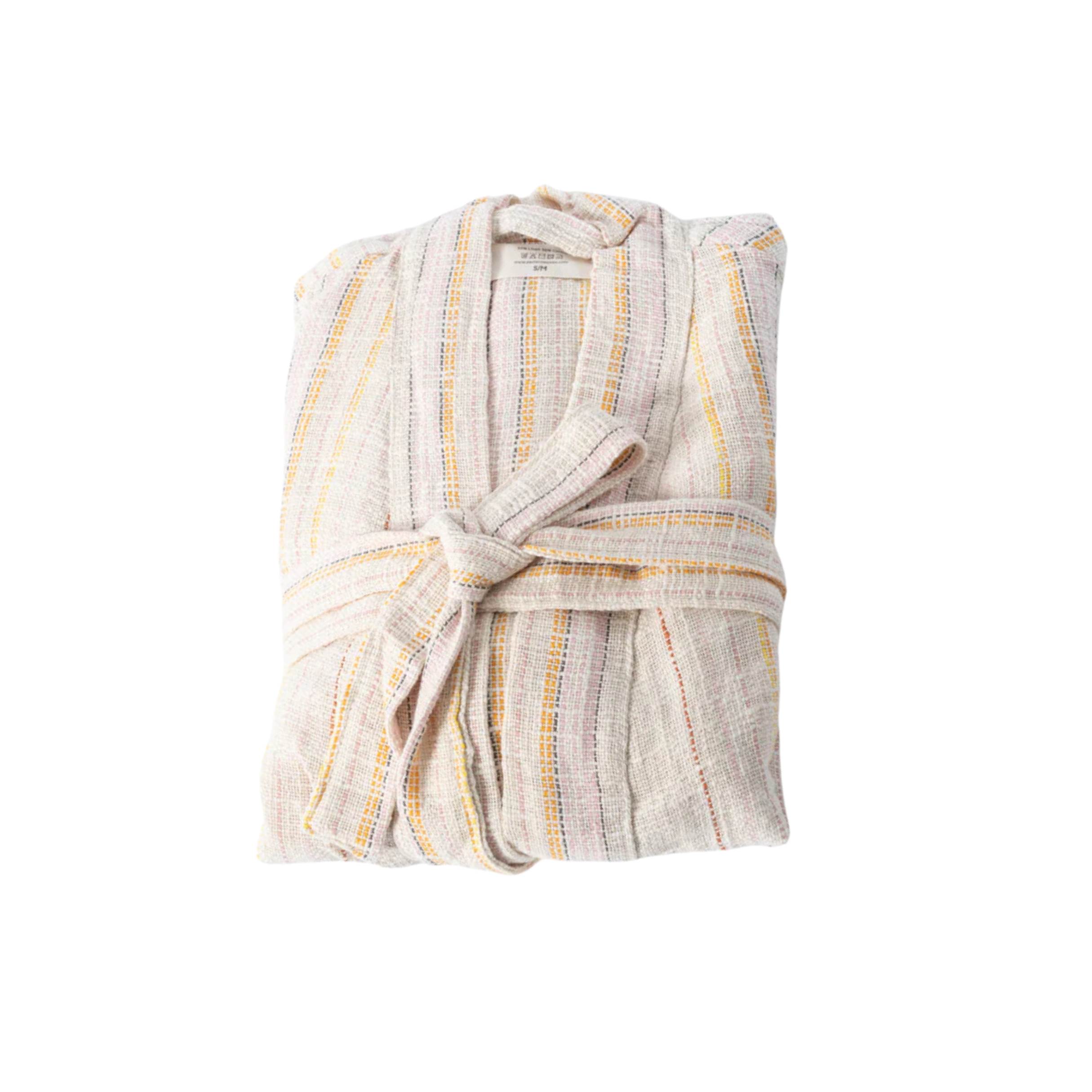 Natural Stripe Robe