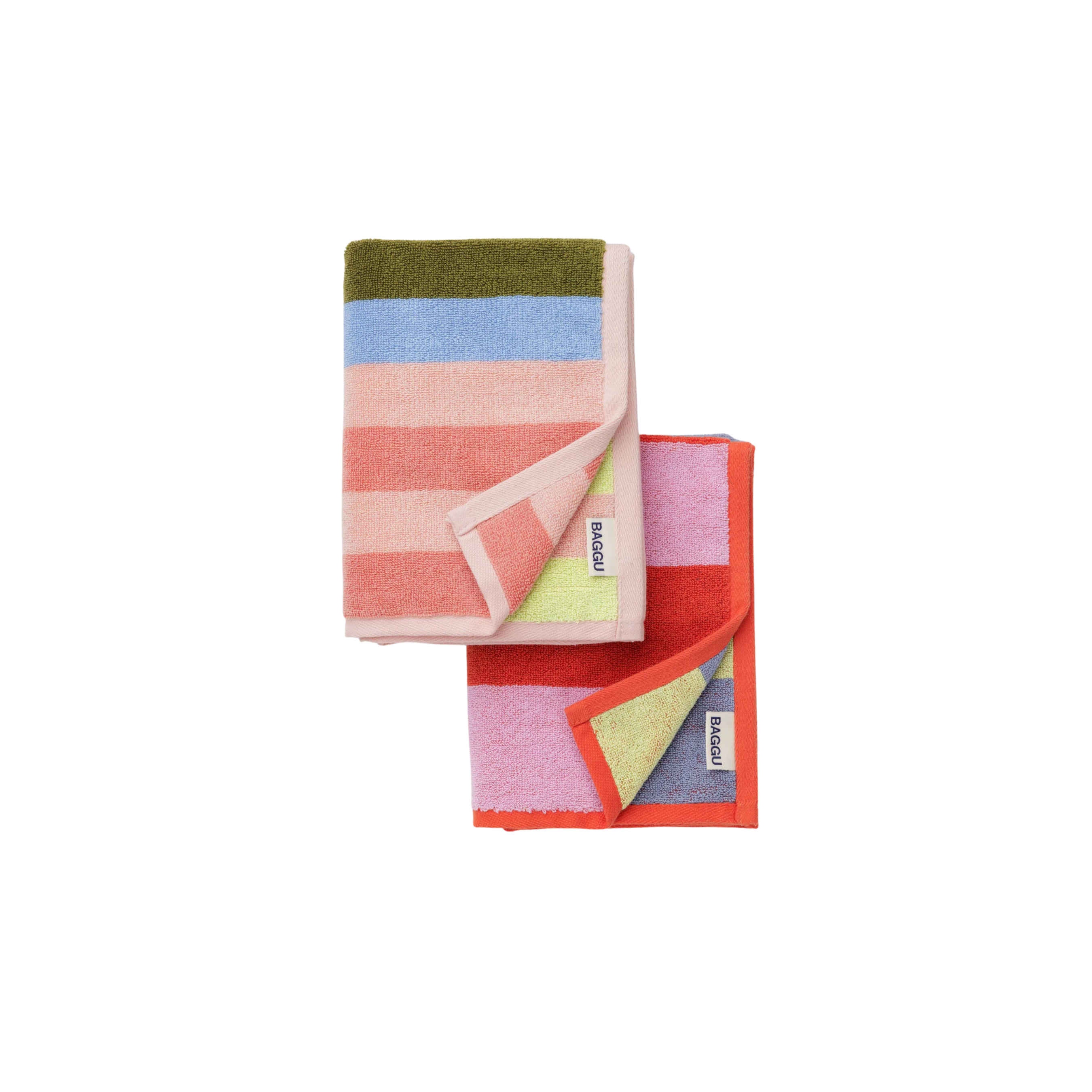 Hand Towel - Pool Stripe Mix - Set of 2