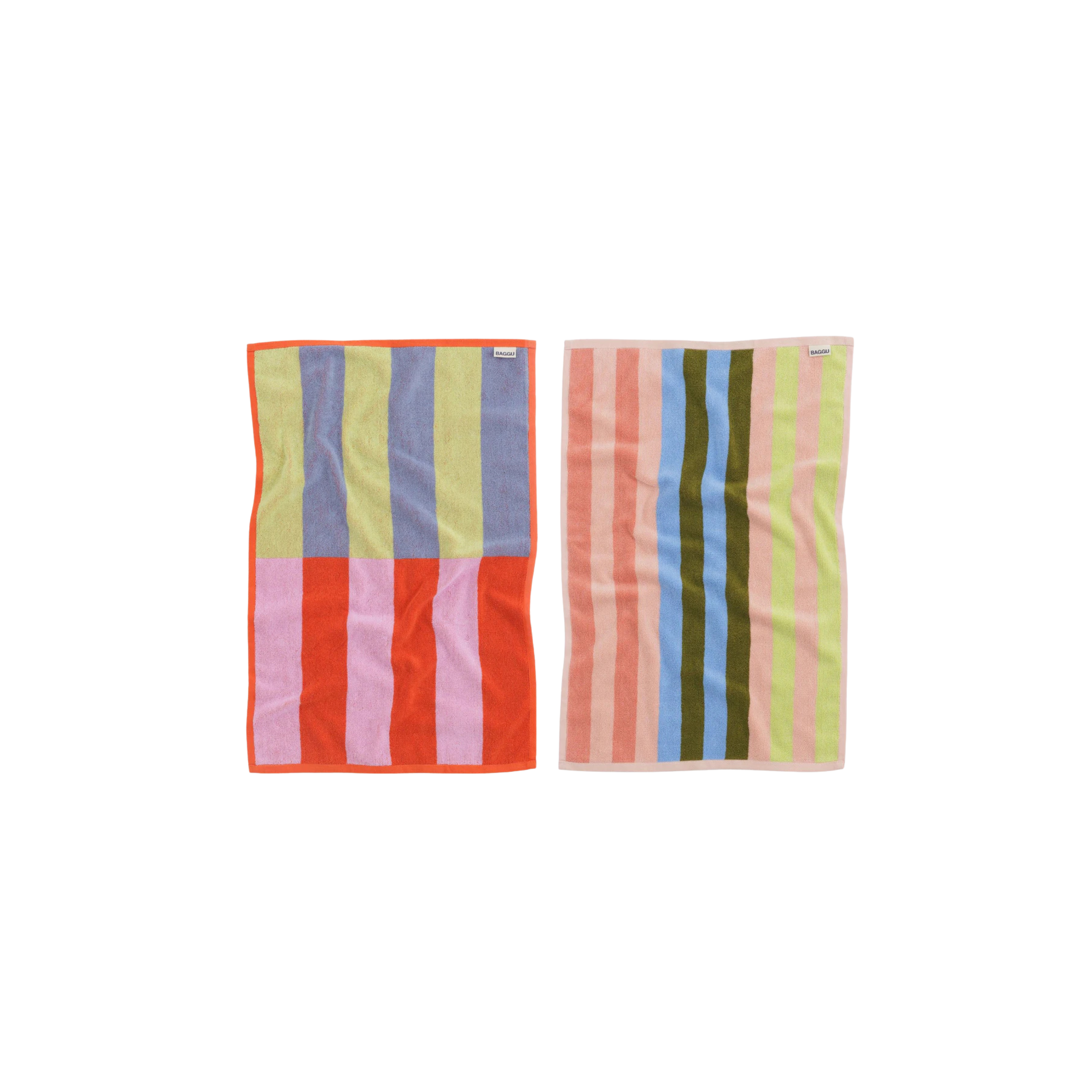Hand Towel - Pool Stripe Mix - Set of 2