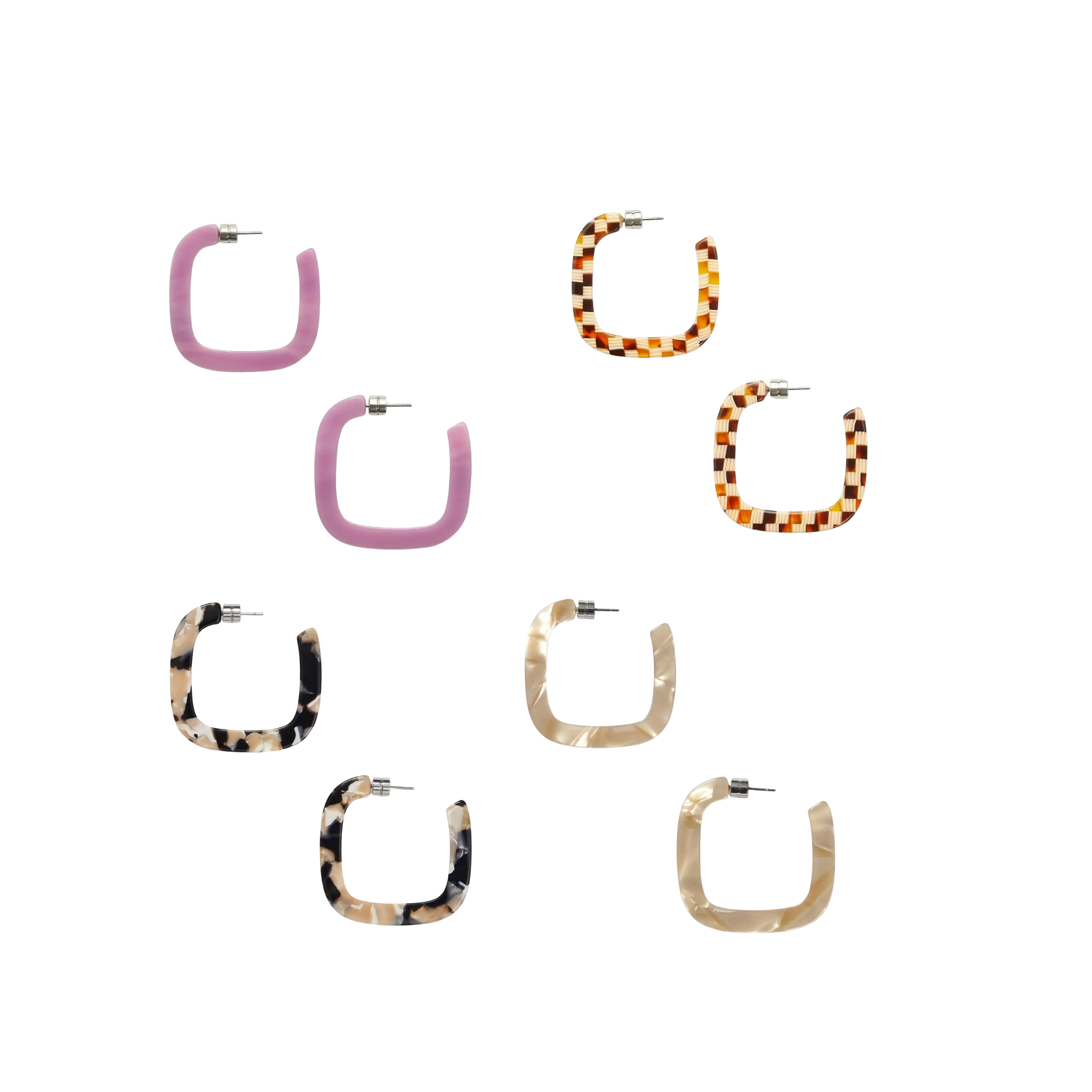 Midi Square Hoops