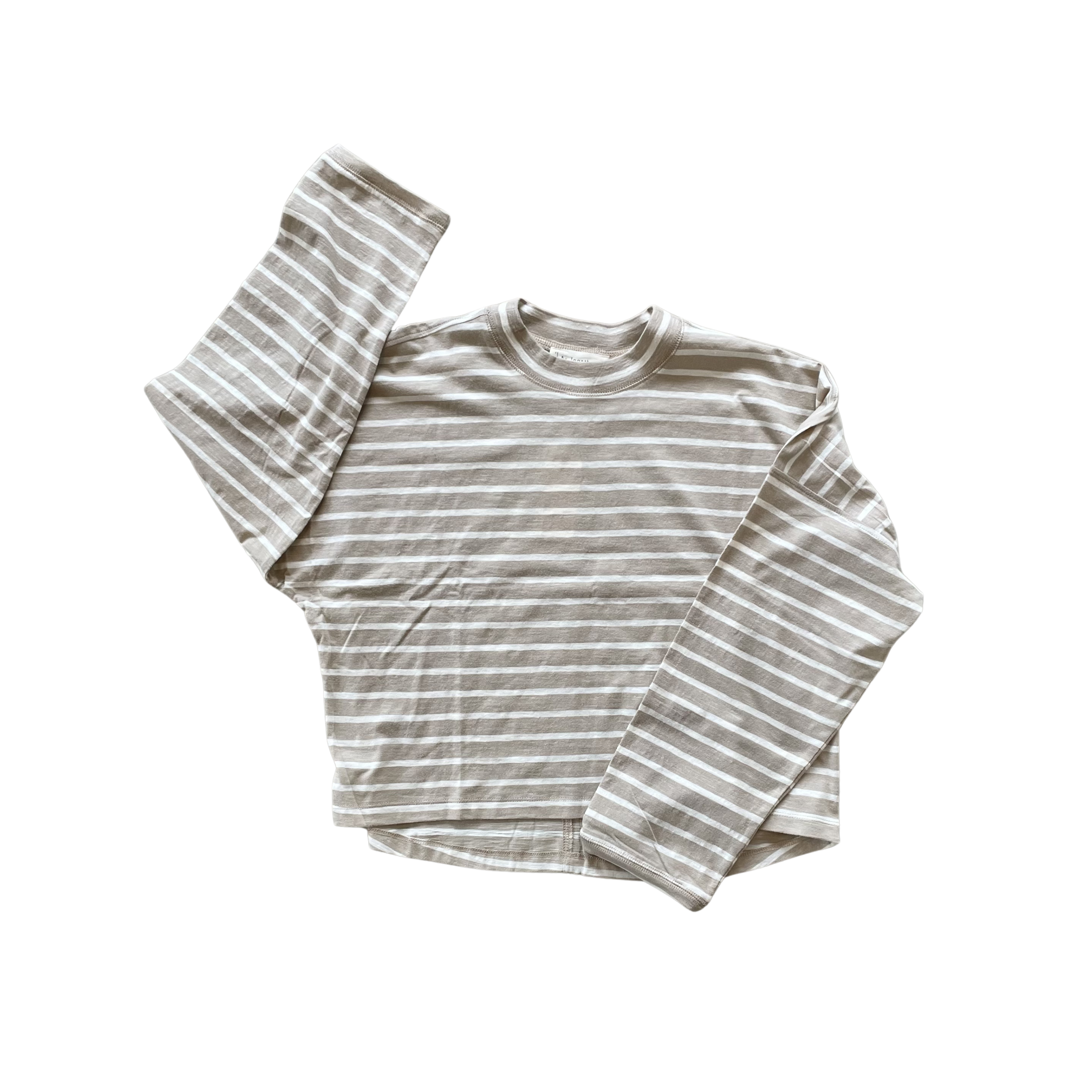 Striped Long Sleeve - Taupe