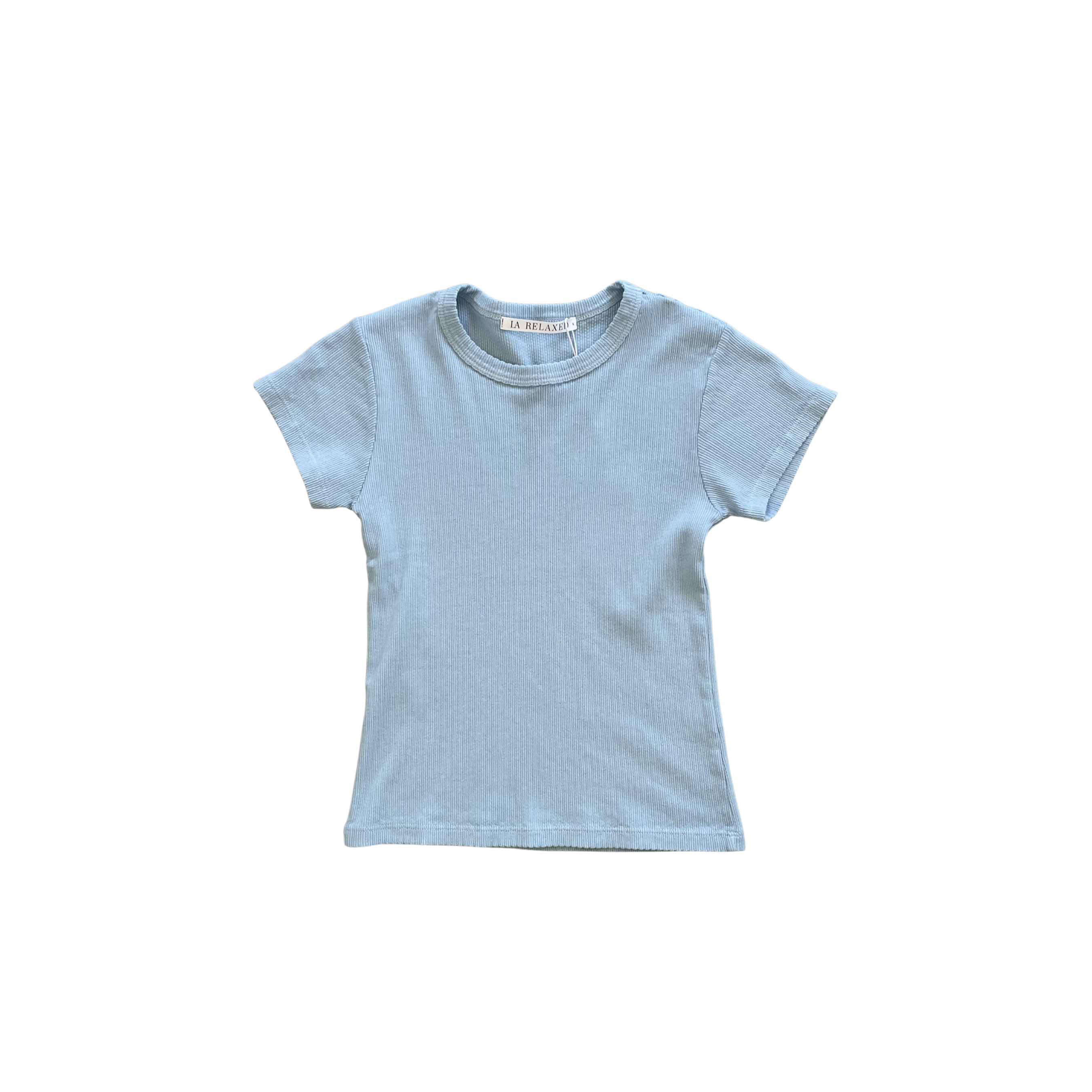 Needle Point Tee - Pale Blue