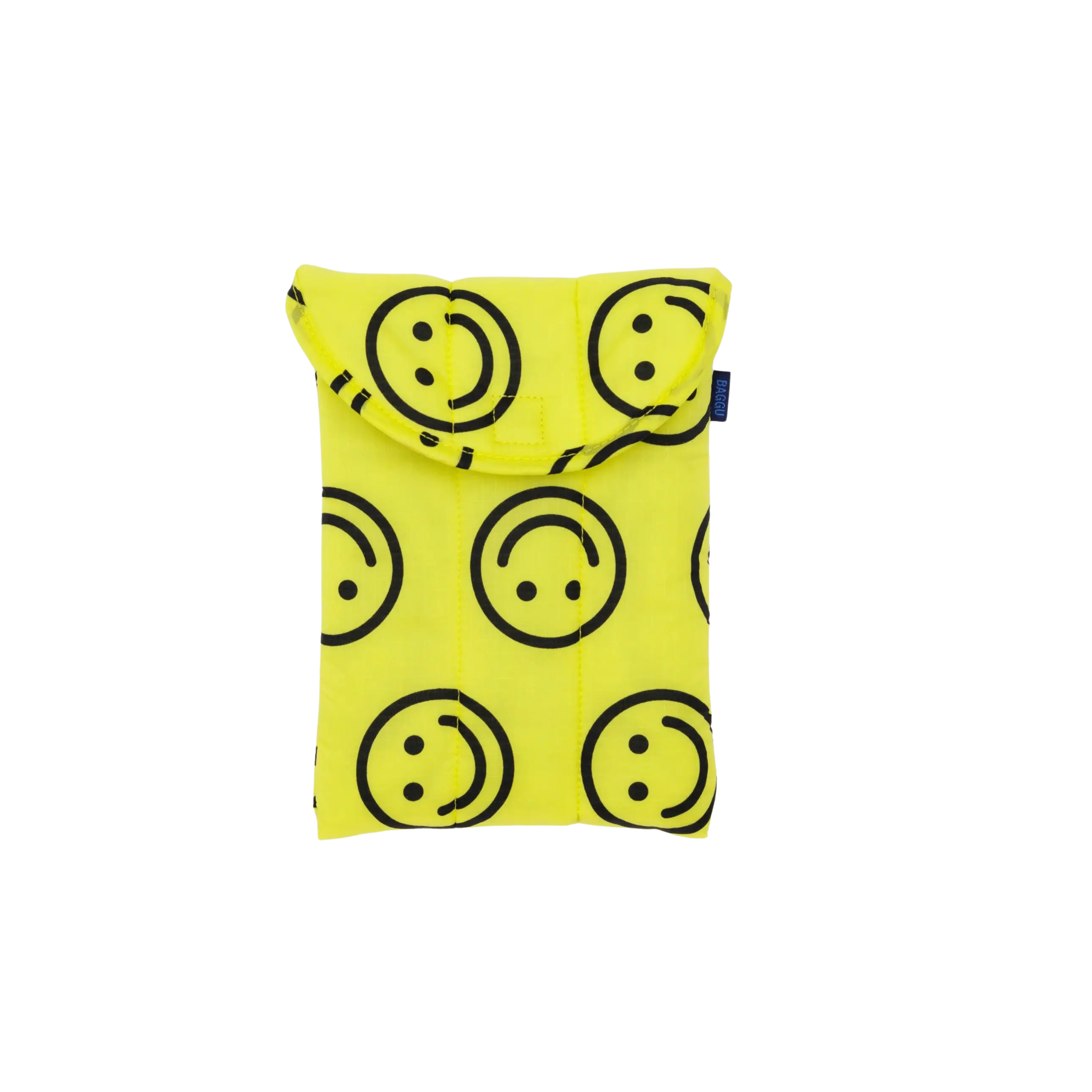 Yellow Happy Puffy Tablet Sleeve - 8"