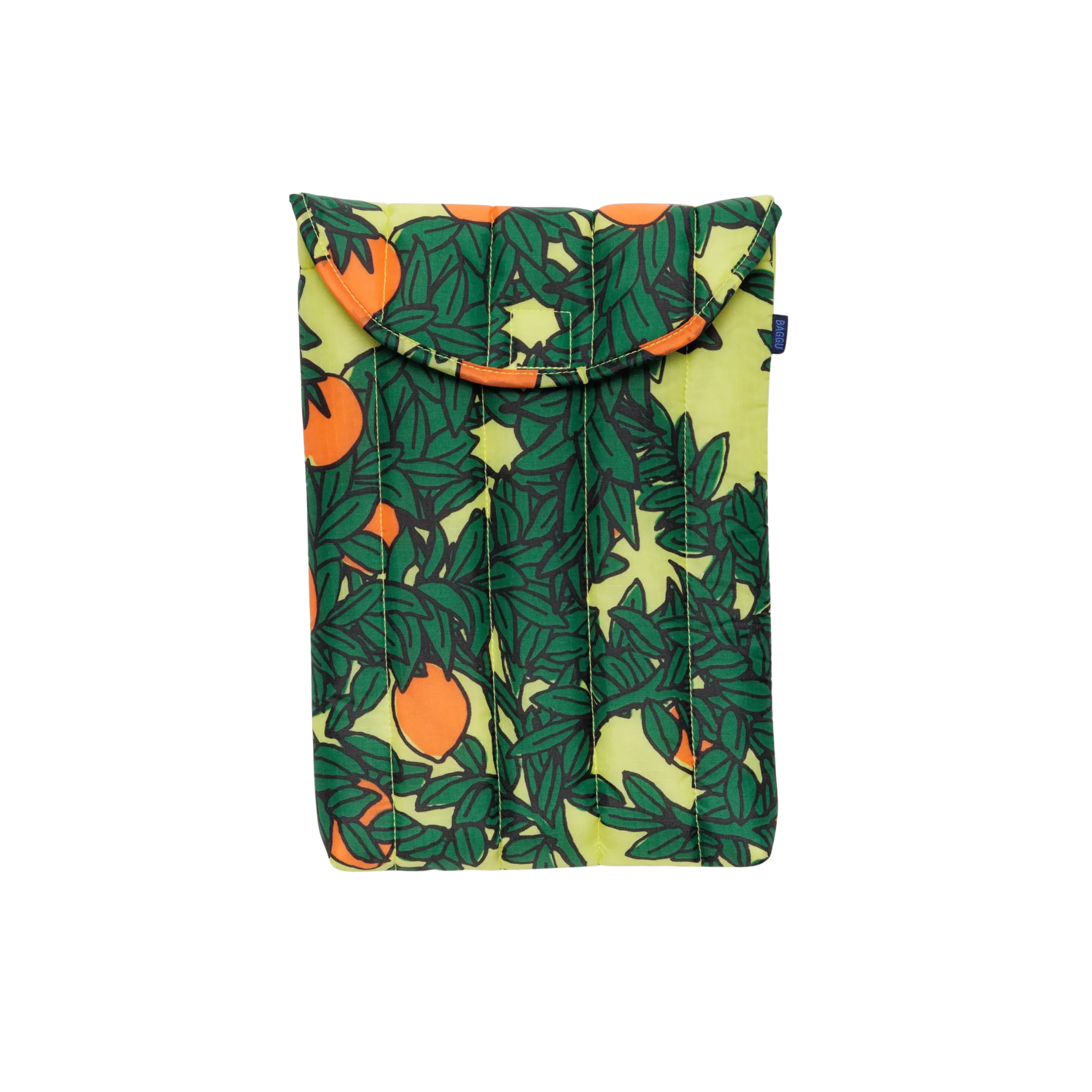 Orange Tree Yellow Puffy Laptop Sleeve - 13"/14"
