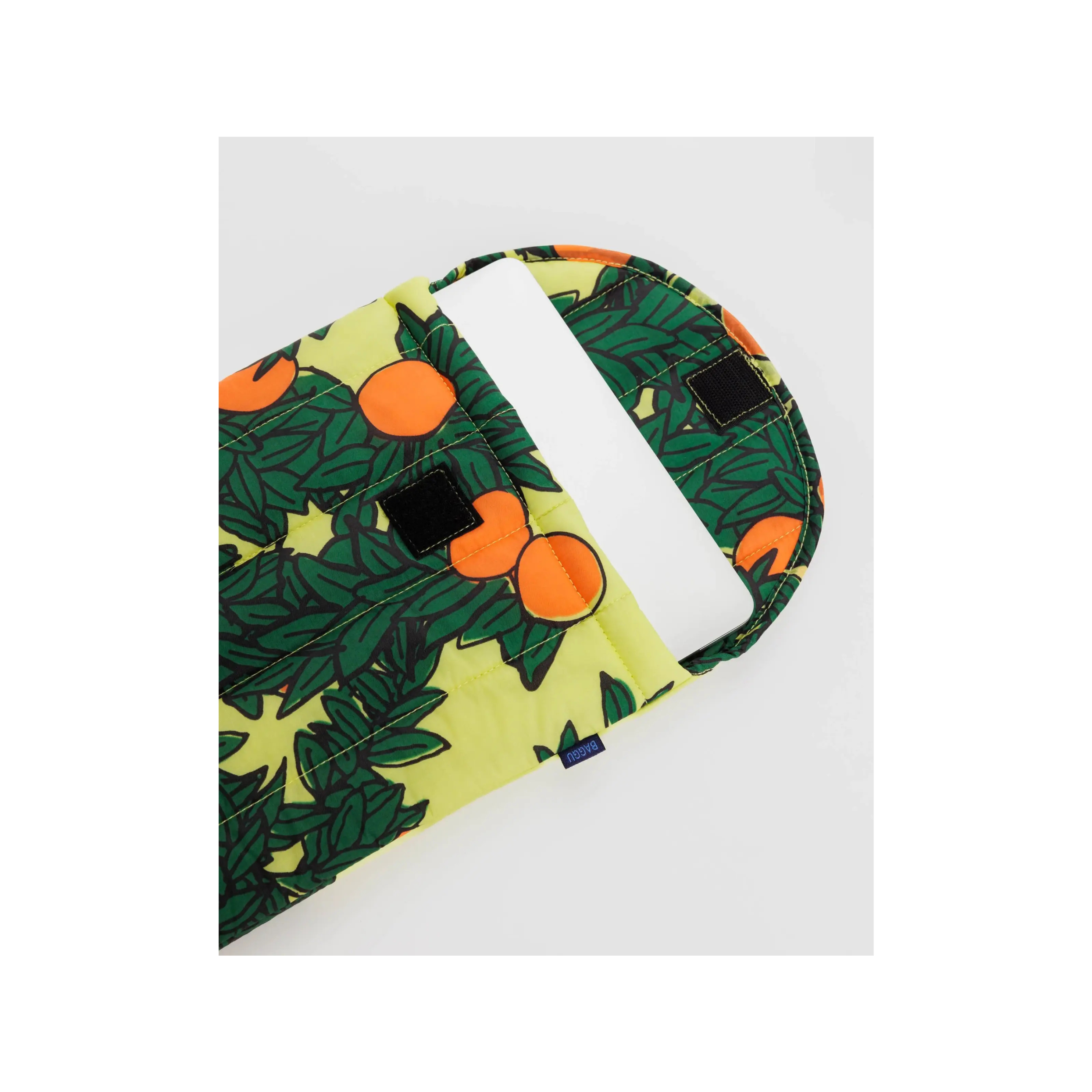 Orange Tree Yellow Puffy Laptop Sleeve - 13"/14"
