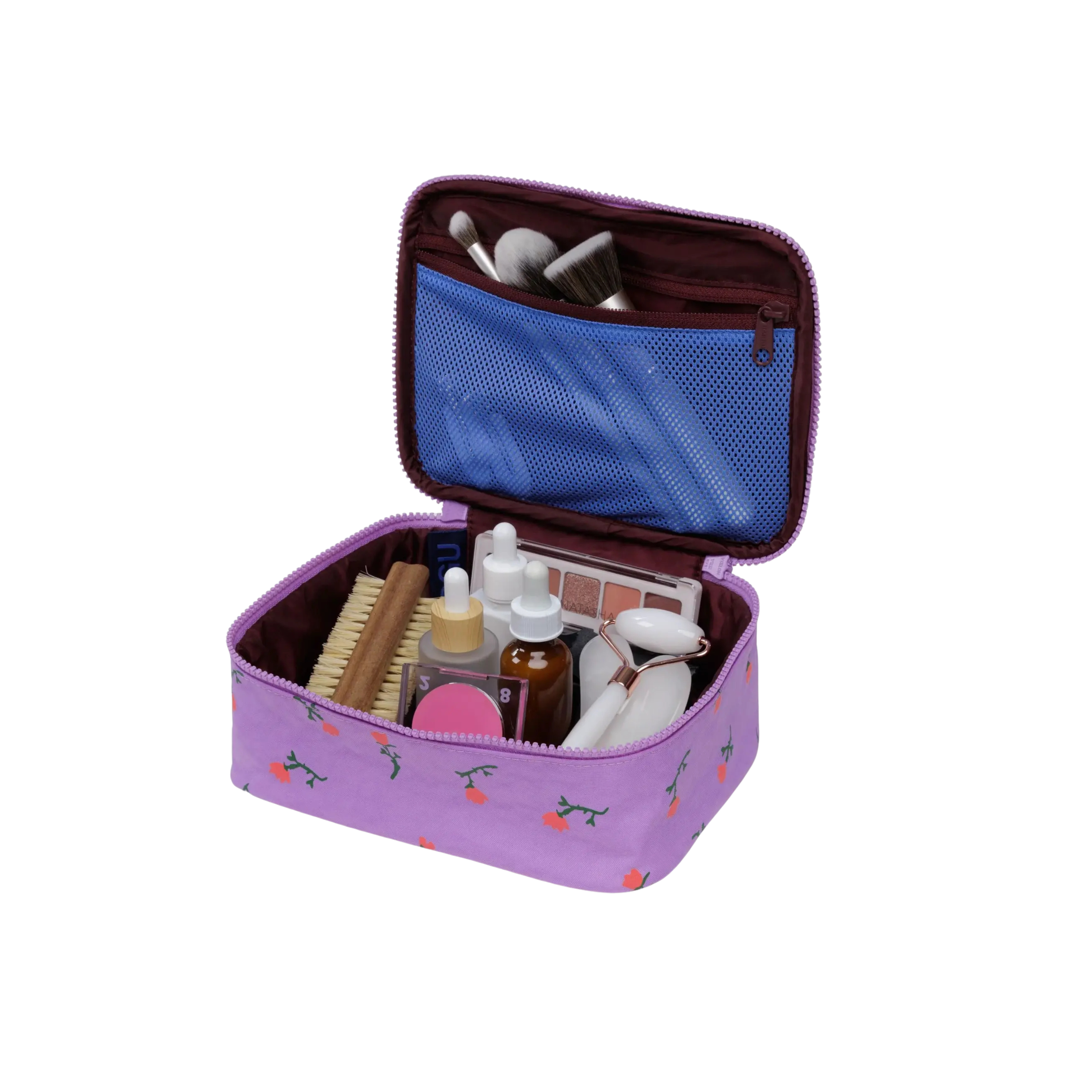 Small Cosmetic Case - Painted Wildflower