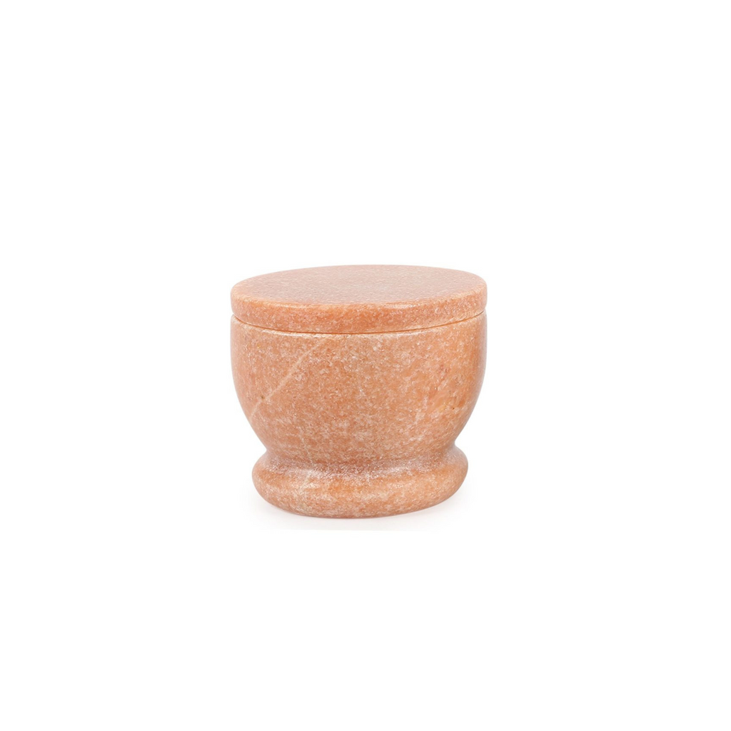 Pink Marble Salt Cellar