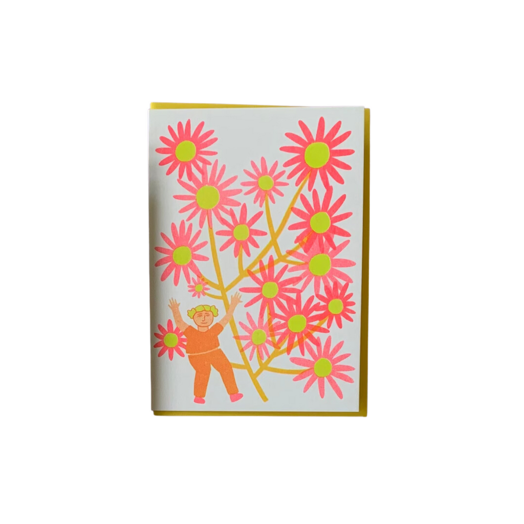 Blooming Risograph Mini Card