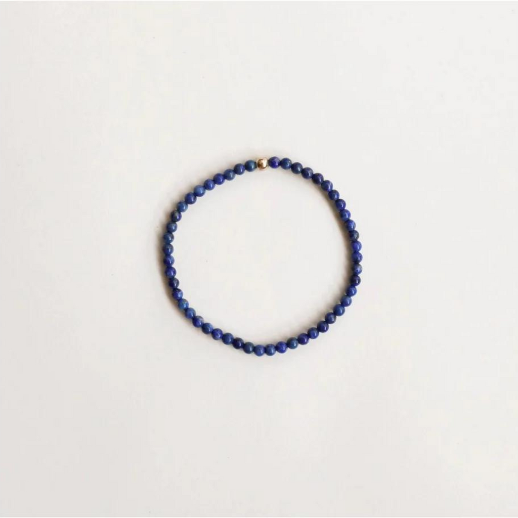 Lapis Lazuli + Gold Bracelet