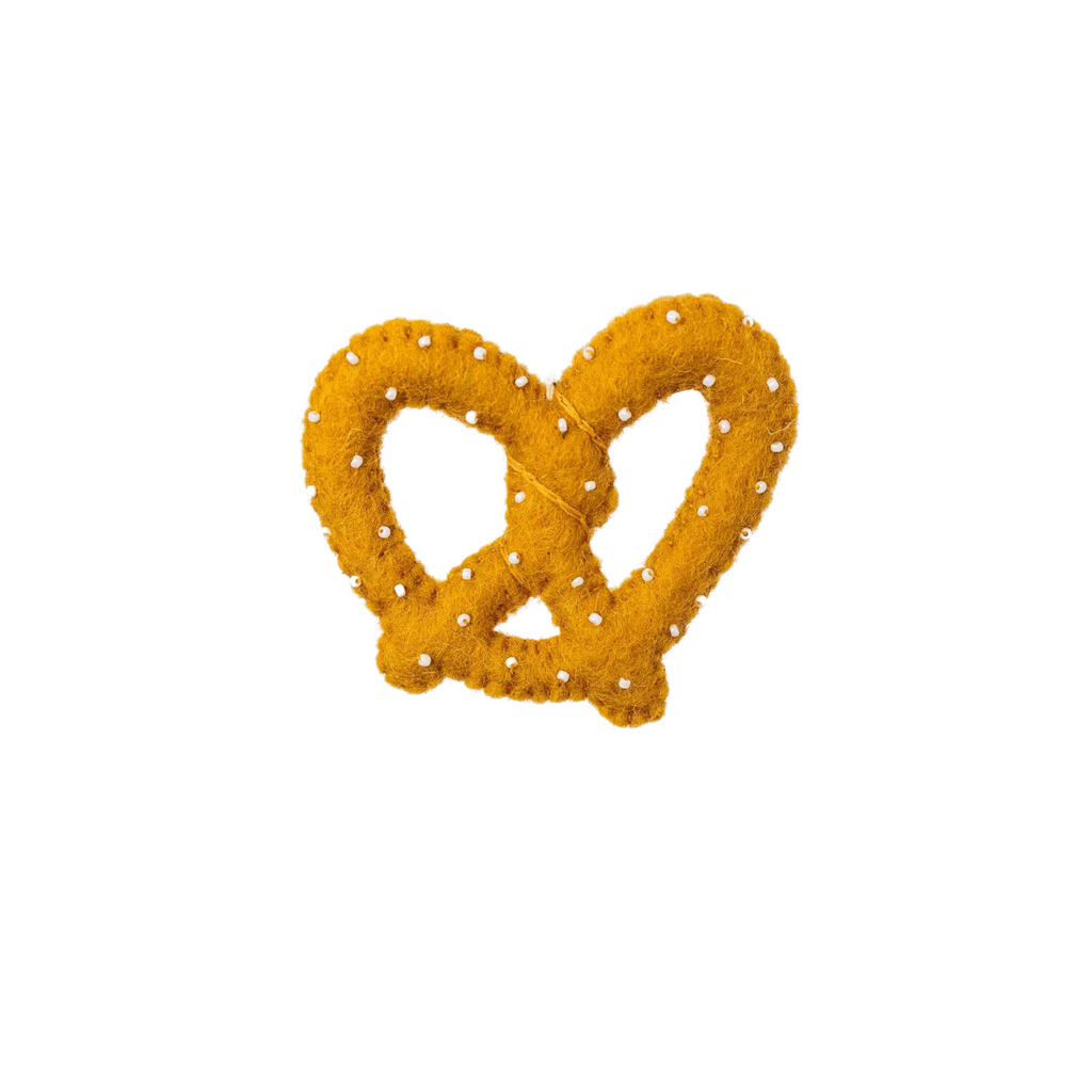 Felt Pretzel Ornament