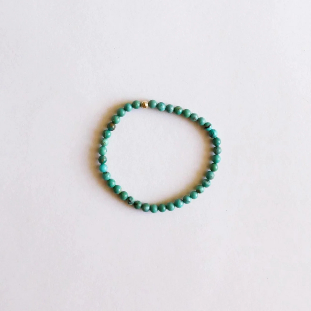 Turquoise + Gold Bracelet