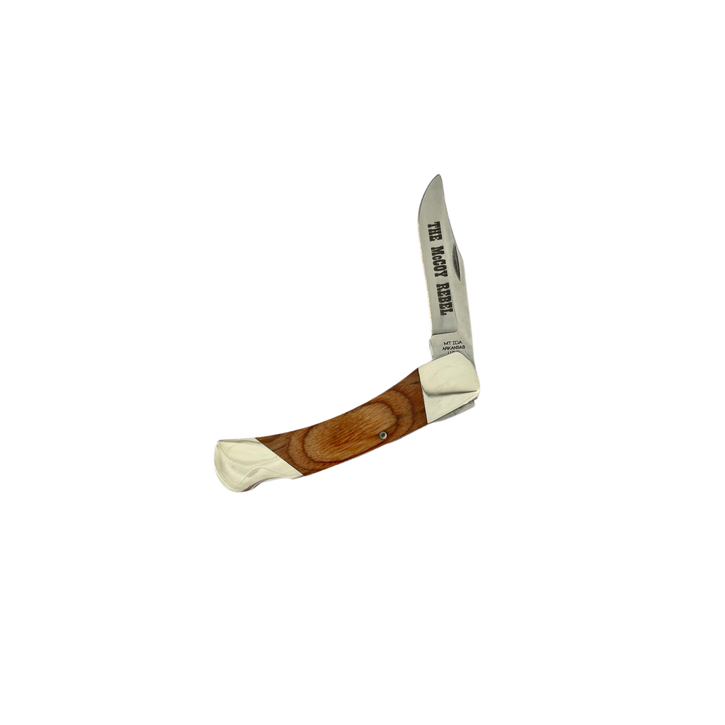 McCoy Rebel Lockback Pocket Knife - Walnut