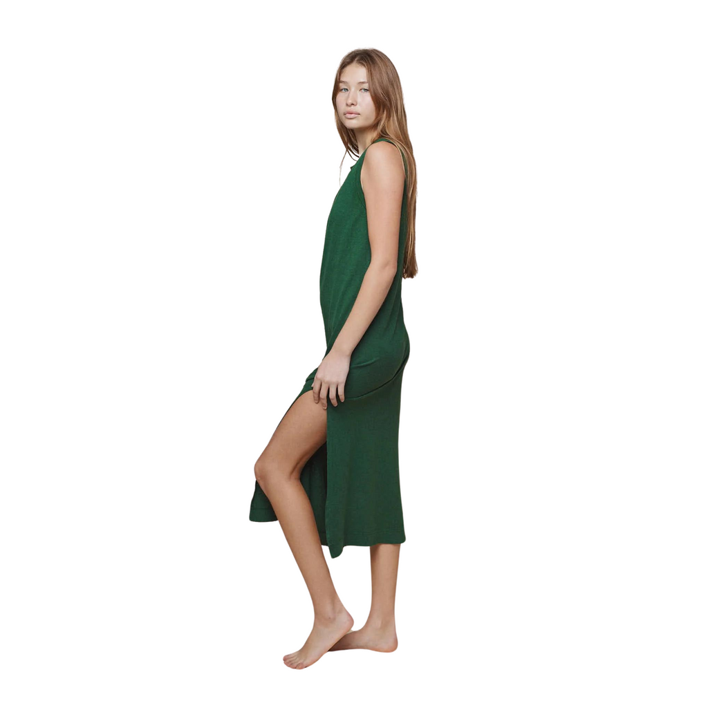 Hermosa Dress - Hunter Green