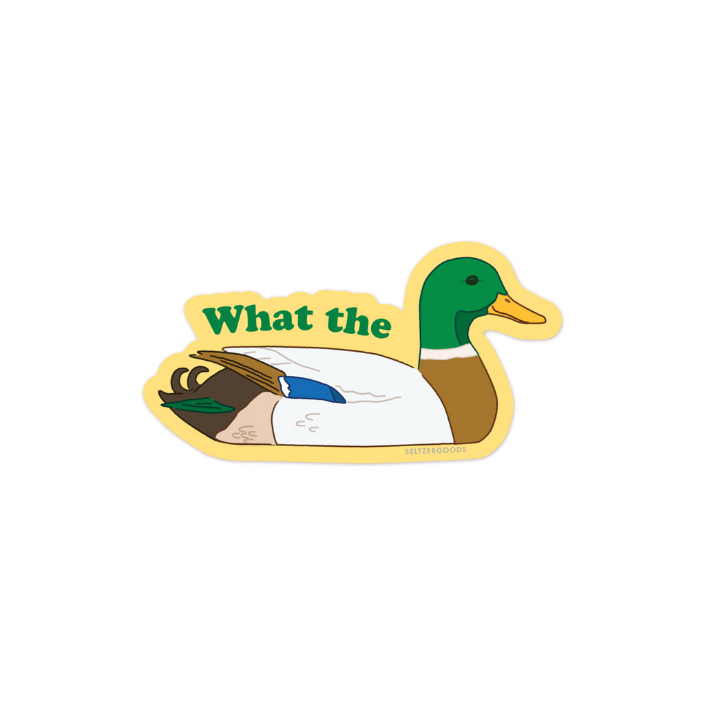 What The Duck Sticker
