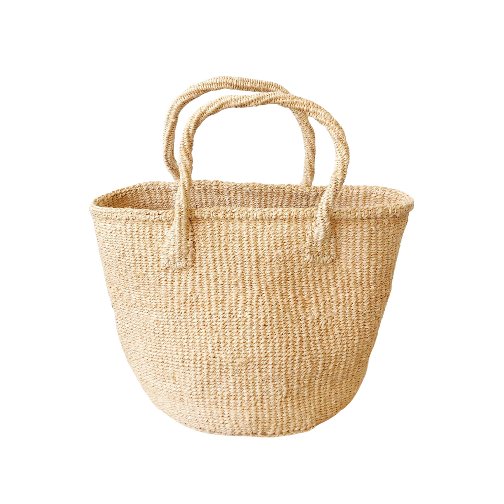 Medium Sisal Tote - Oats