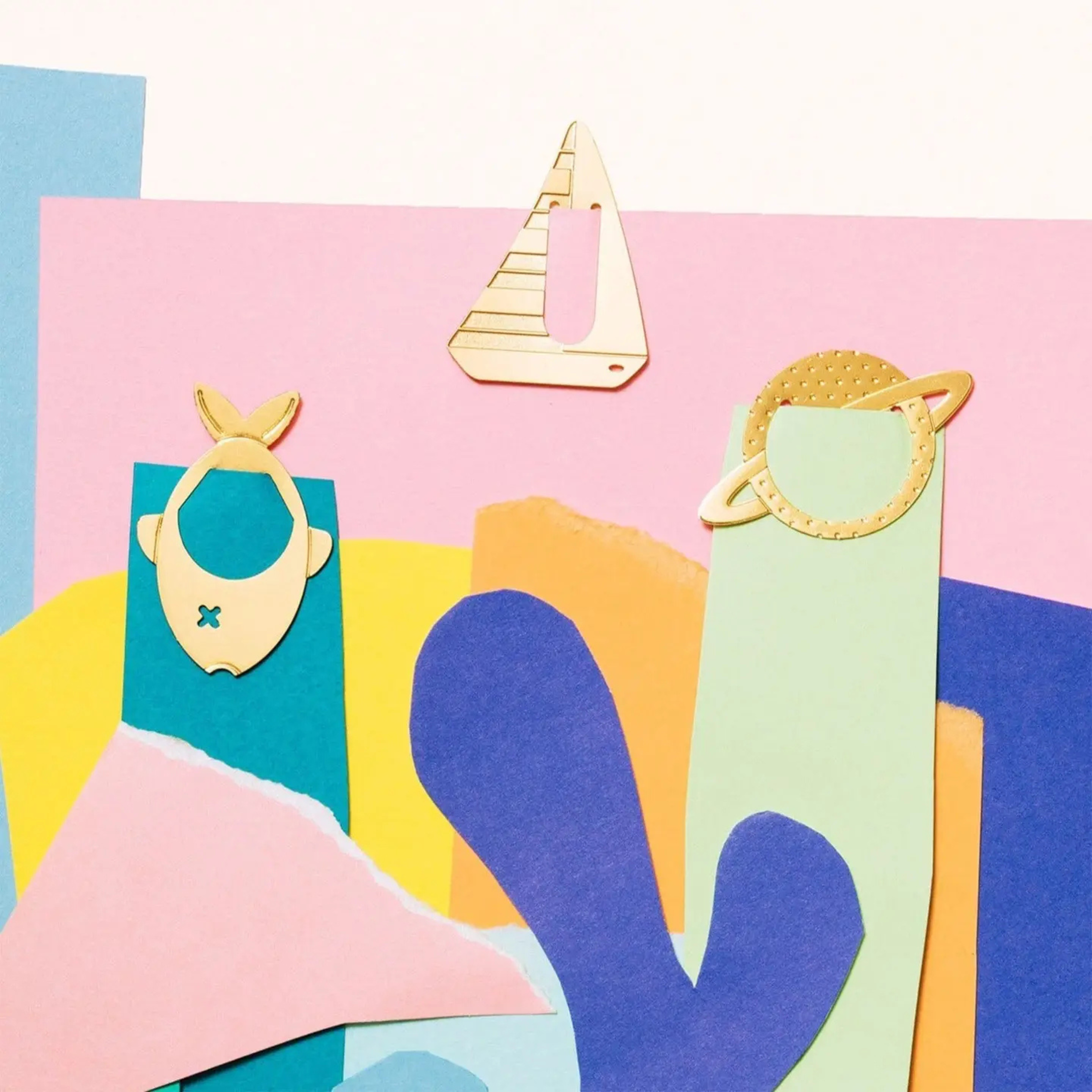 Metal Paperclips - Blue