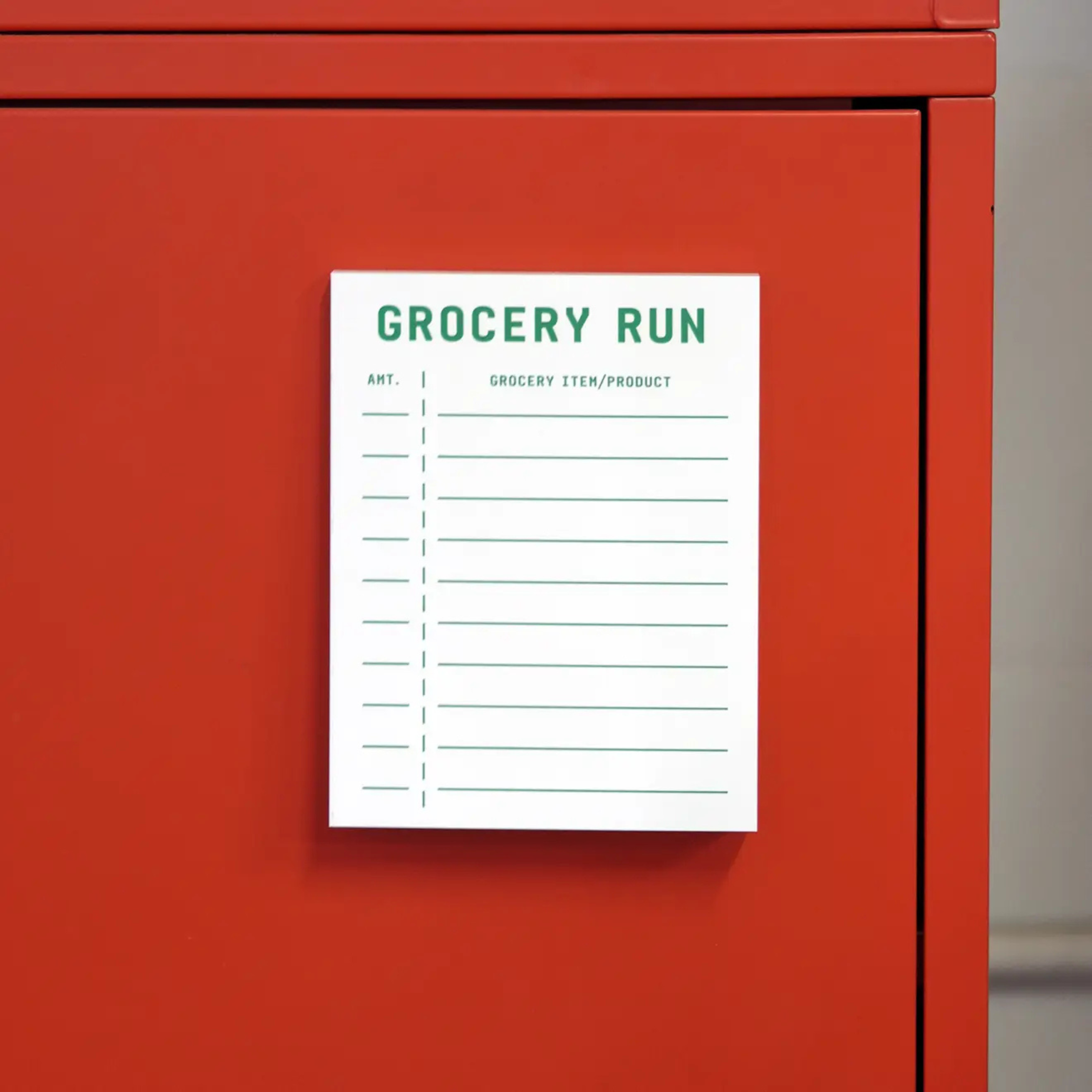 Grocery Run Magnetic Notepad