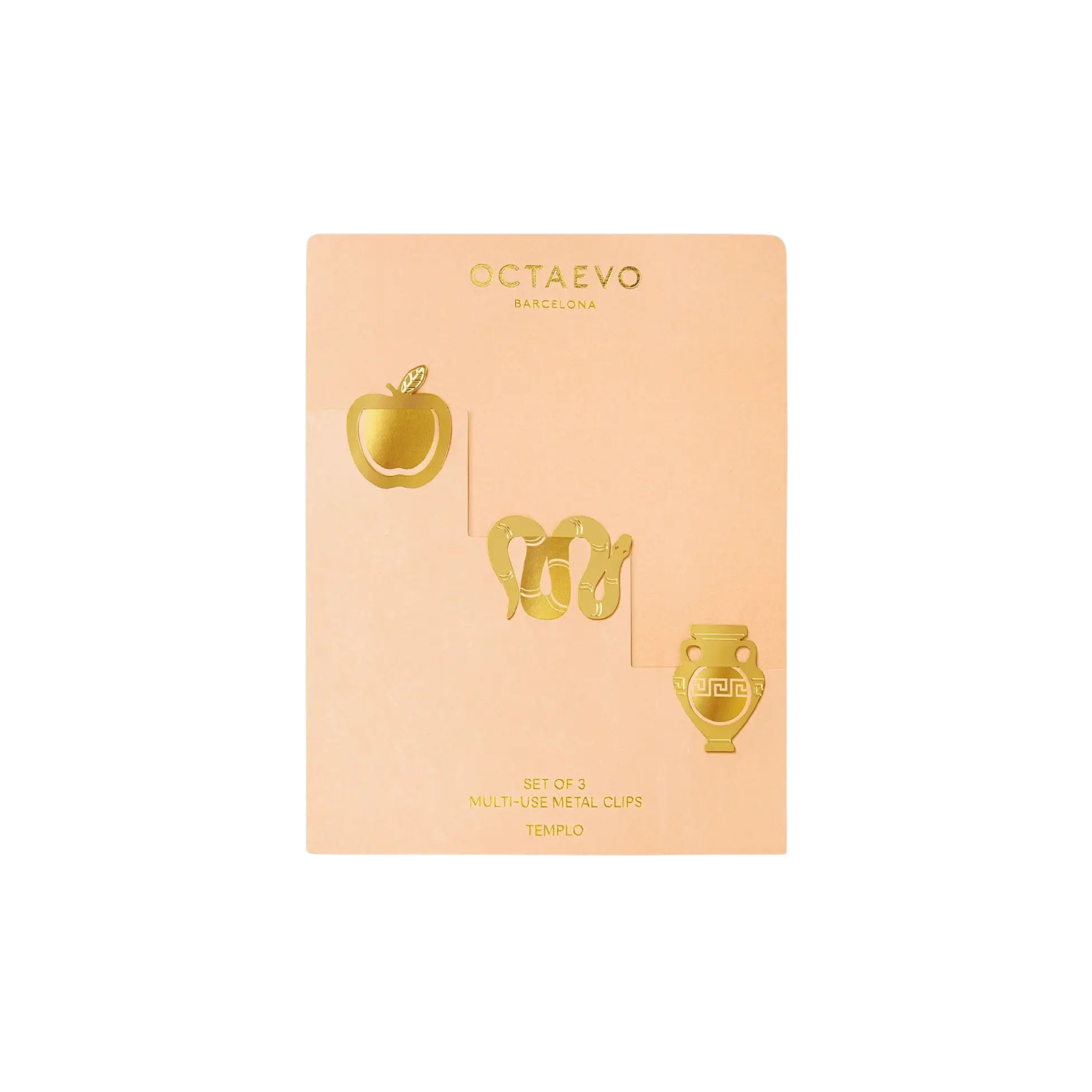 Metal Paperclips - Peach