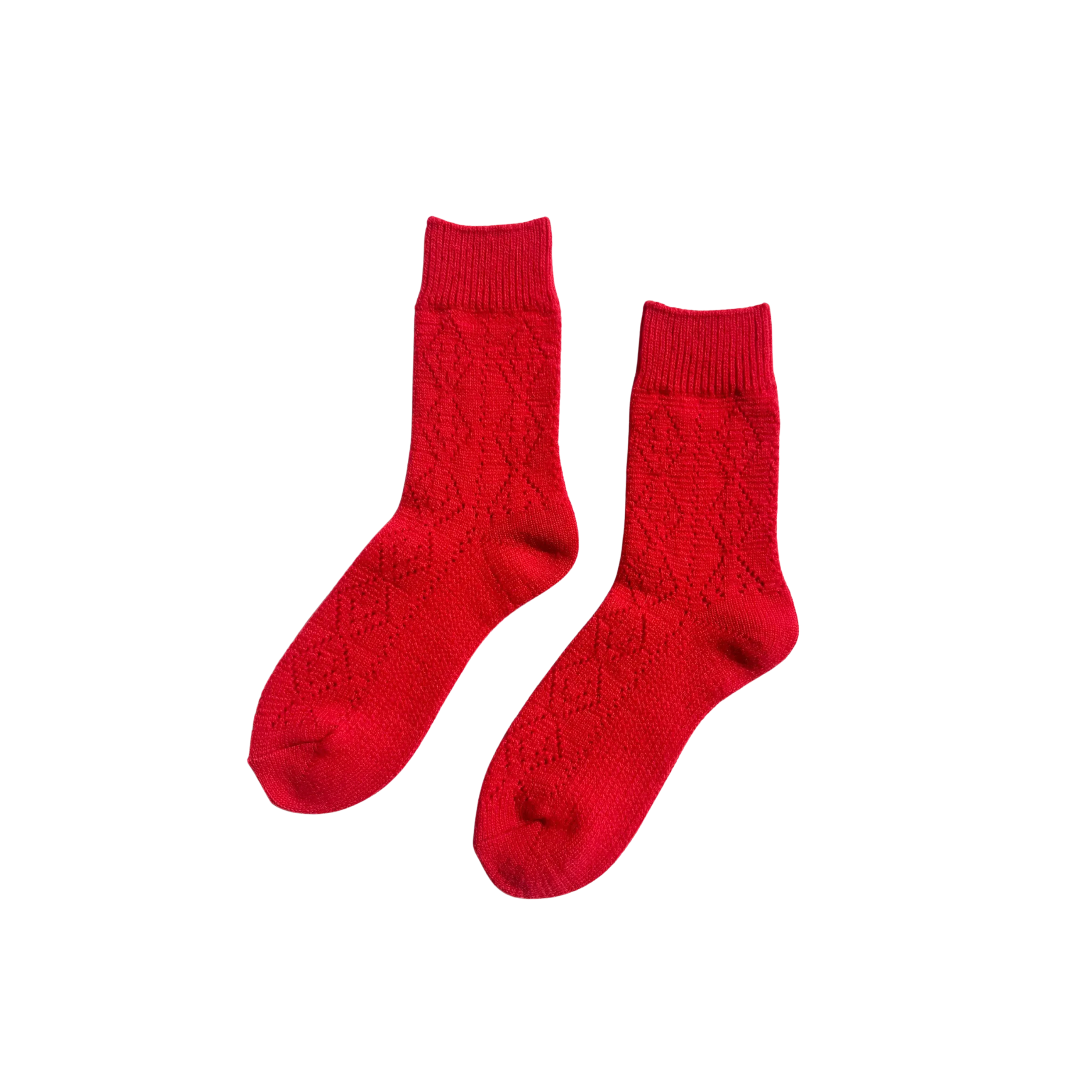 Cashmere Pointelle Socks