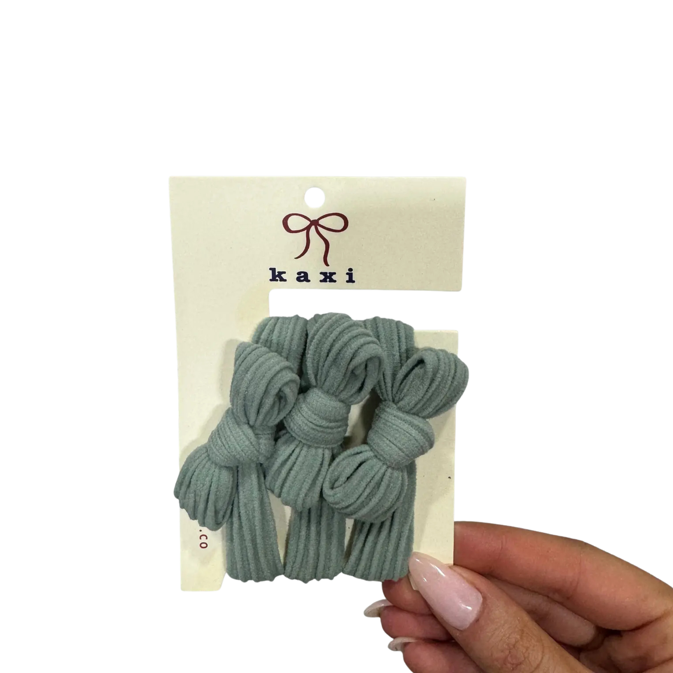 Bow Slick Back Ponytails