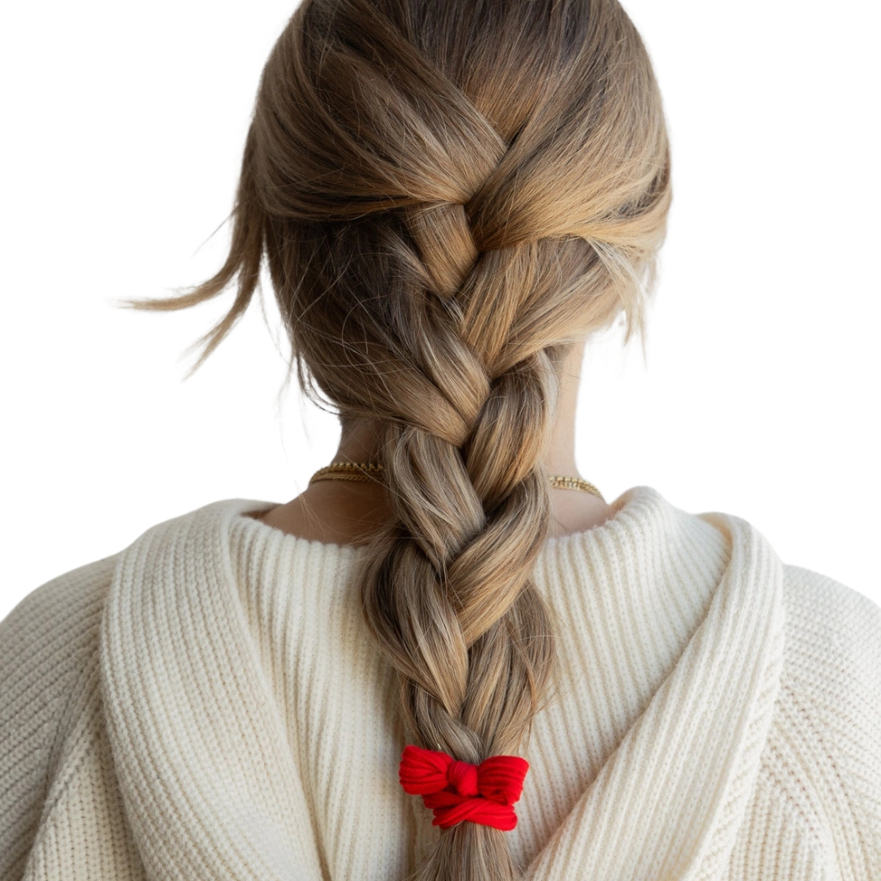 Bow Slick Back Ponytails