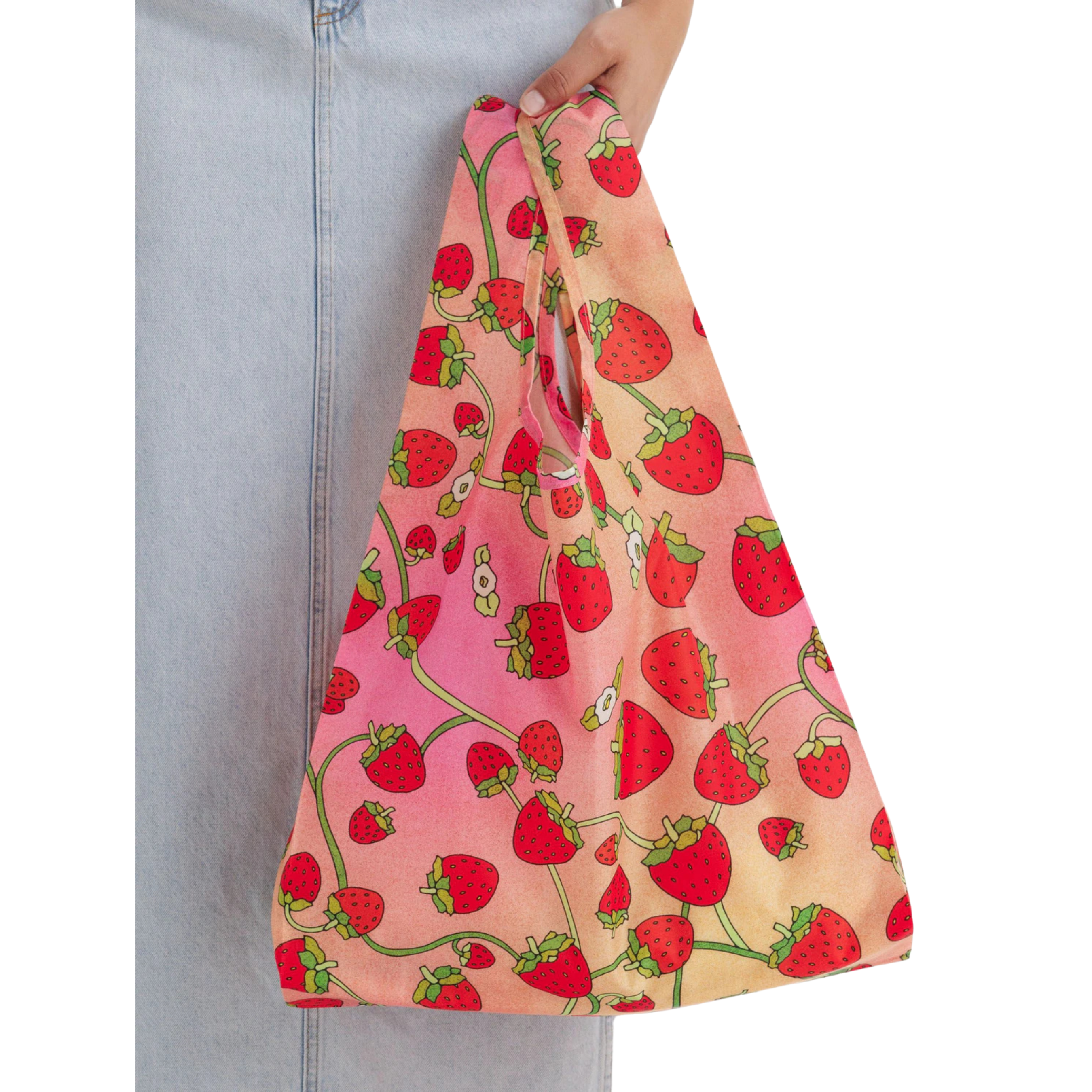 Strawberry Blossom Reusable Bag