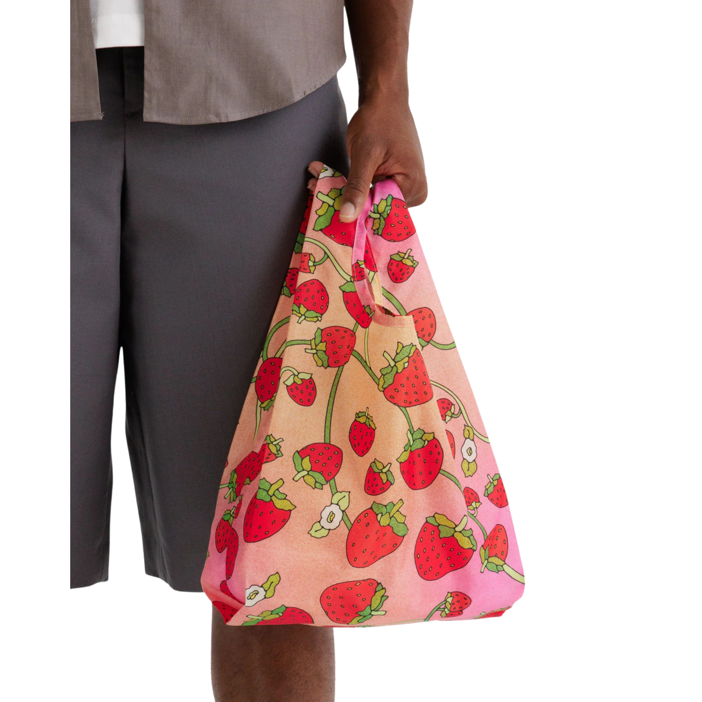 Strawberry Blossom Reusable Bag