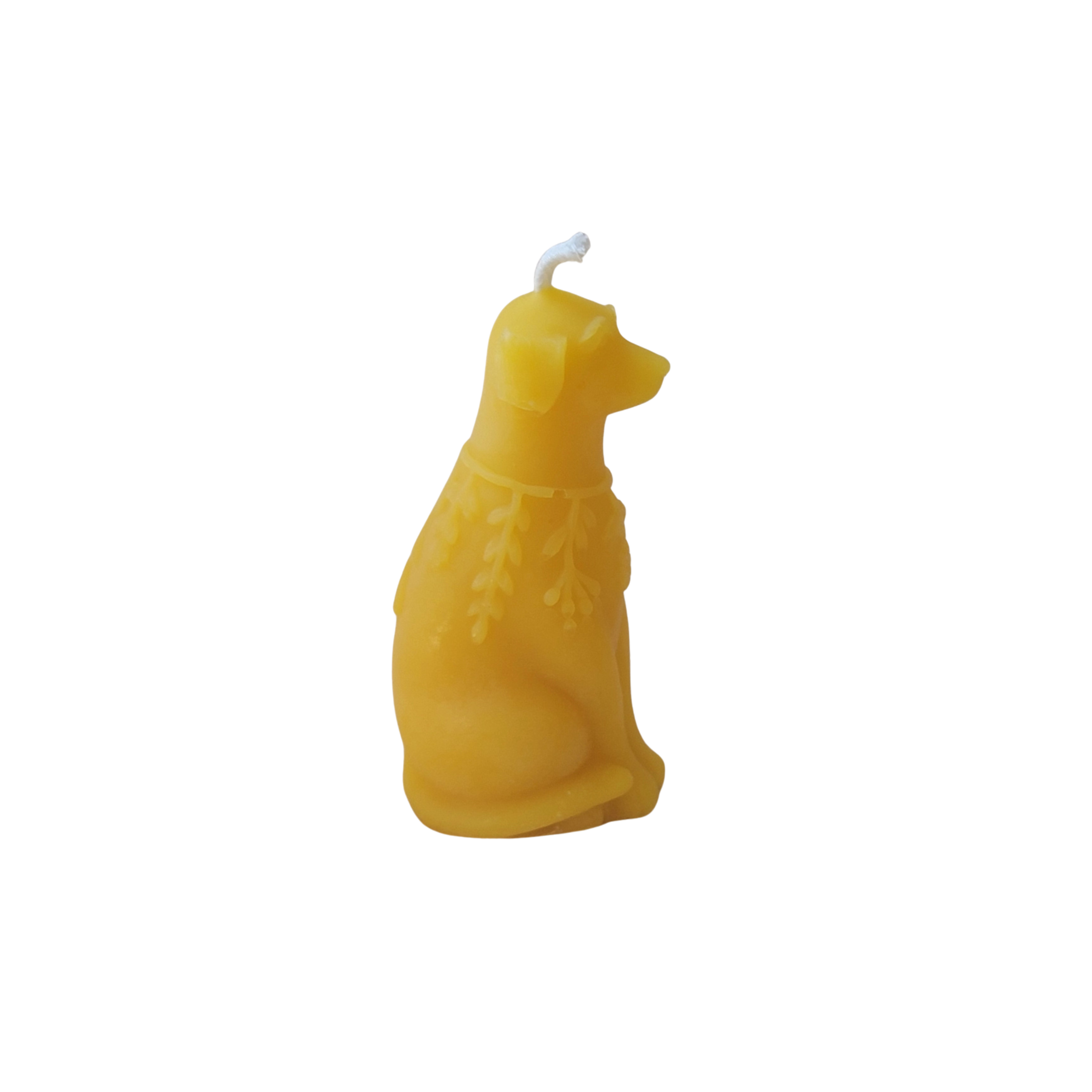 Dog Beeswax Candle
