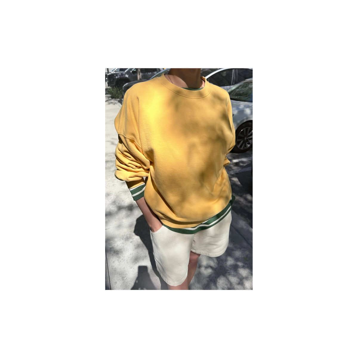 French Terry Core Sweatshirt - Deep Yellow