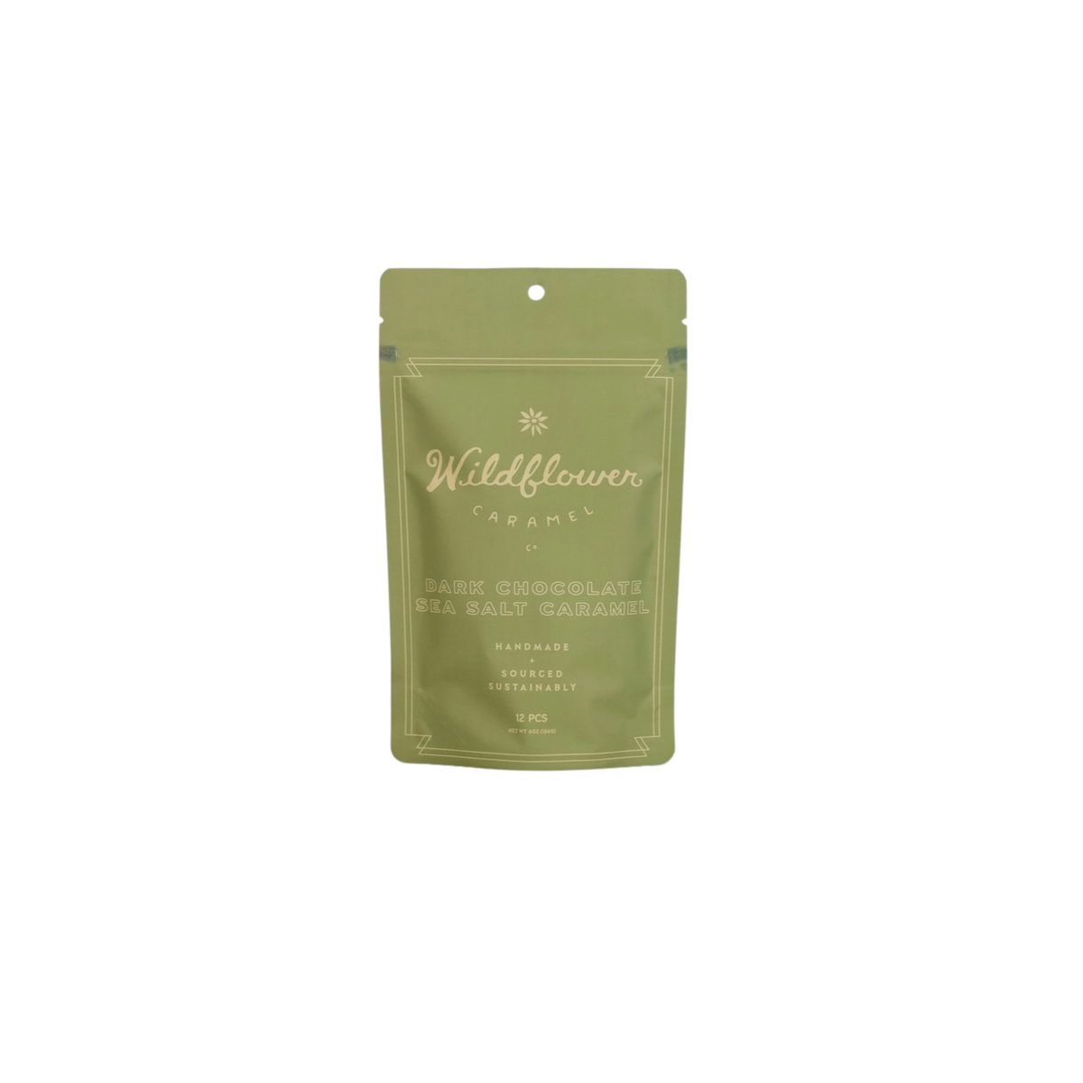 Dark Chocolate Sea Salt Caramels - 12 Pieces
